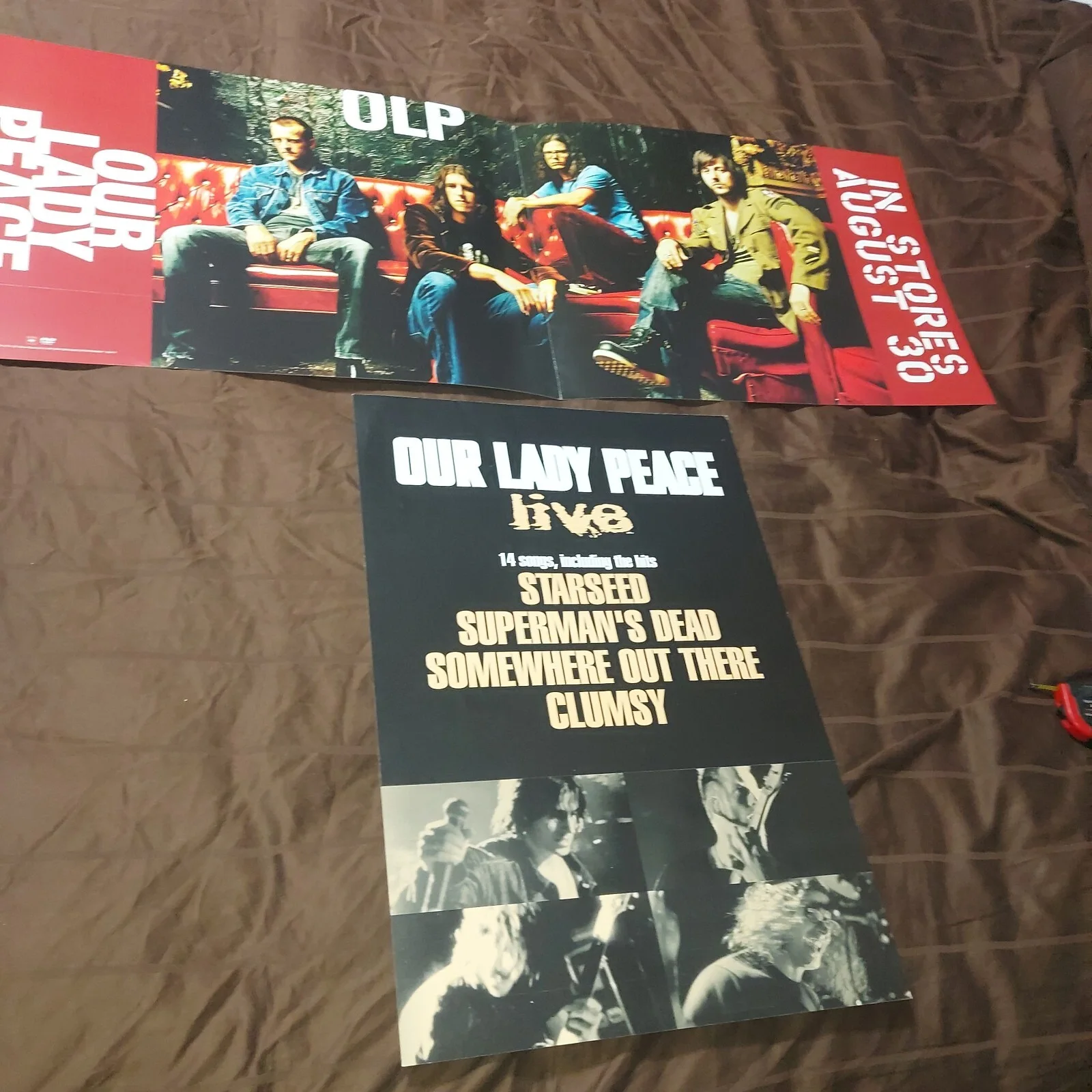 OUR LADY PEACE Lot Hand Signed Autographed Buck Posters Pix Raine Madia L@@K FS, изображение 4