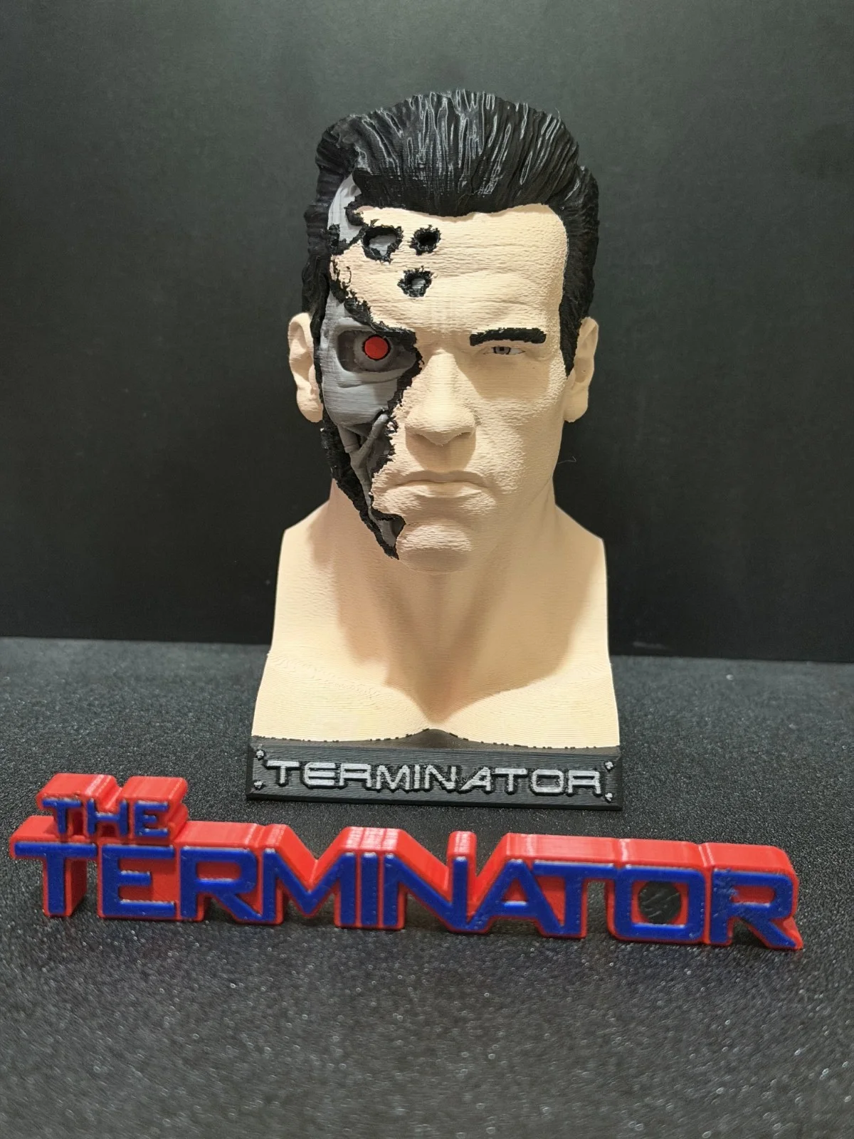 Arnold Alois Schwarzenegger bust 150mm The Terminator T-800 Film Actor Statuette, image 2
