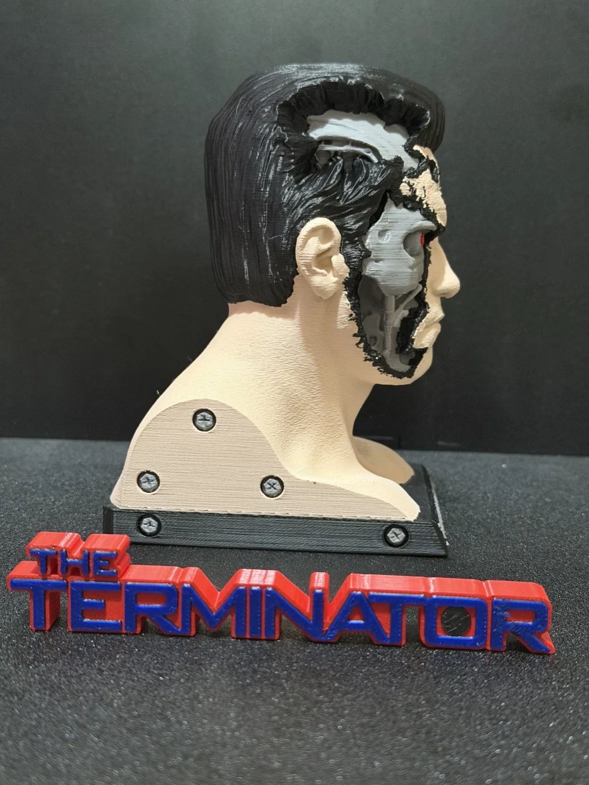 Arnold Alois Schwarzenegger bust 150mm The Terminator T-800 Film Actor Statuette, image 4