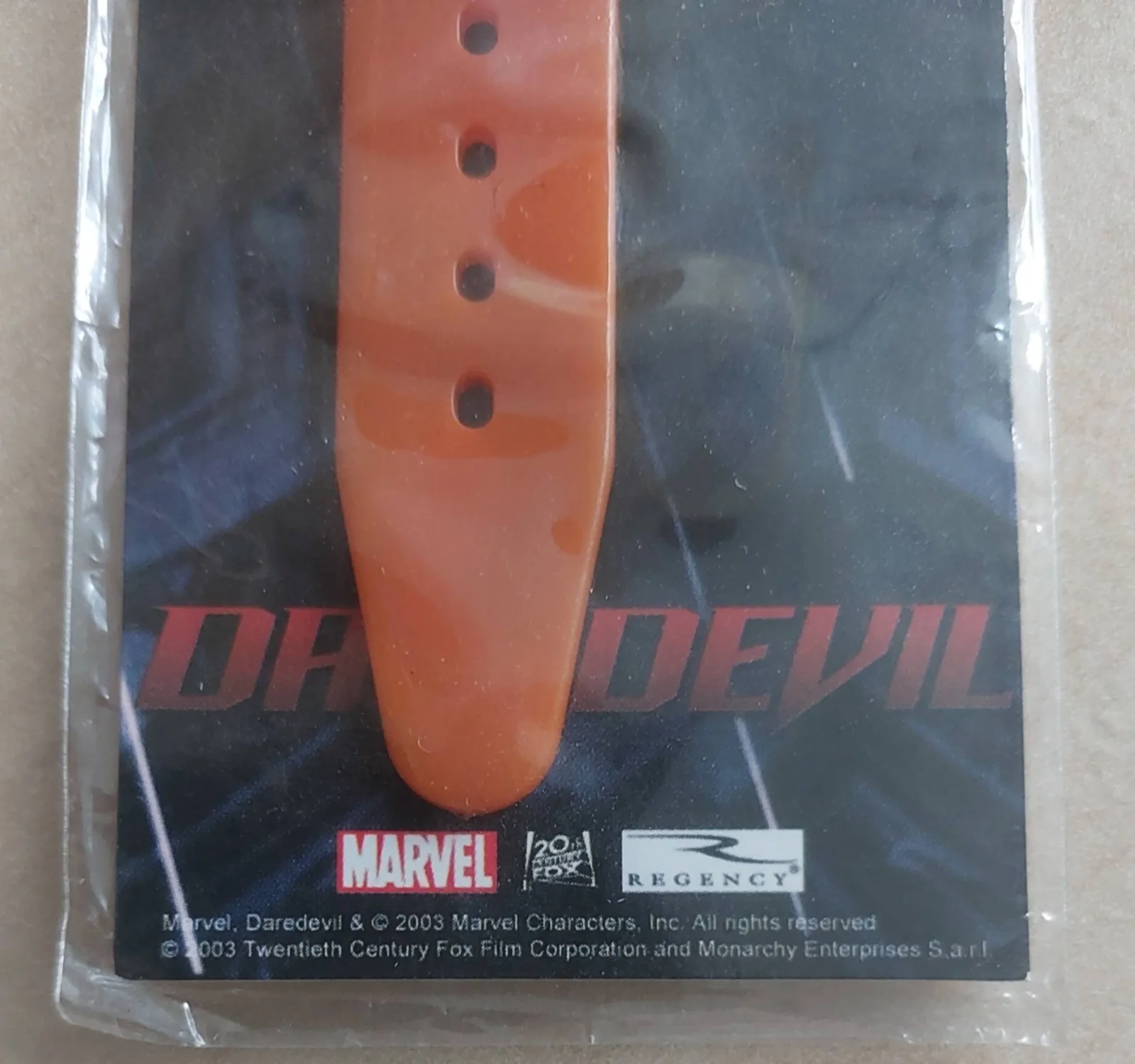 Promotional Marvel Comics Daredevil Wrist Watch Strap 2003 Superhero DD Movie, изображение 3