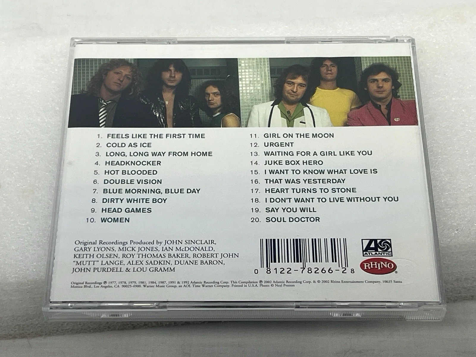 Mick Jones Signed Autograph Foreigner CD Complete Greatest Hits, image 3