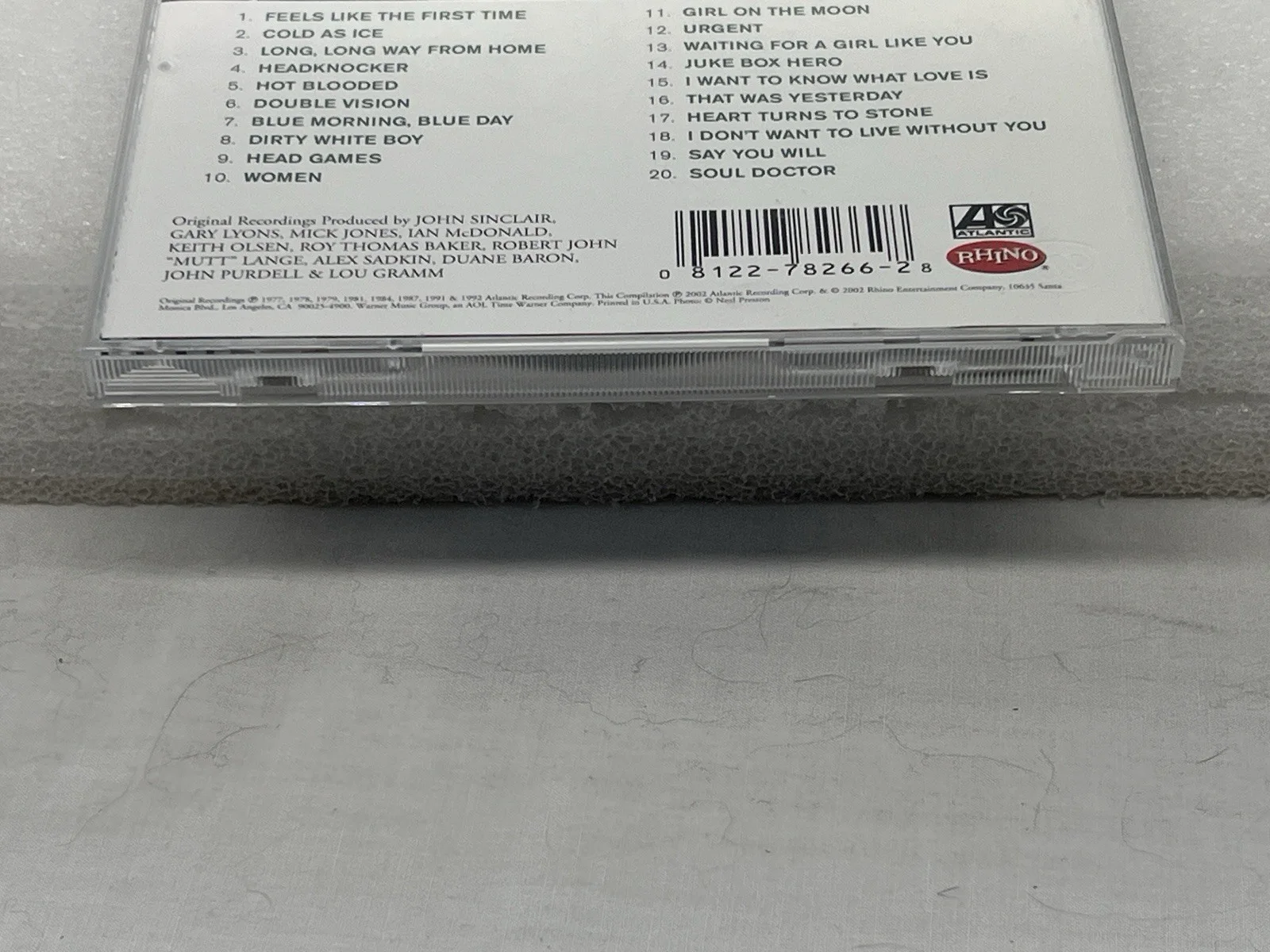 Mick Jones Signed Autograph Foreigner CD Complete Greatest Hits, image 4