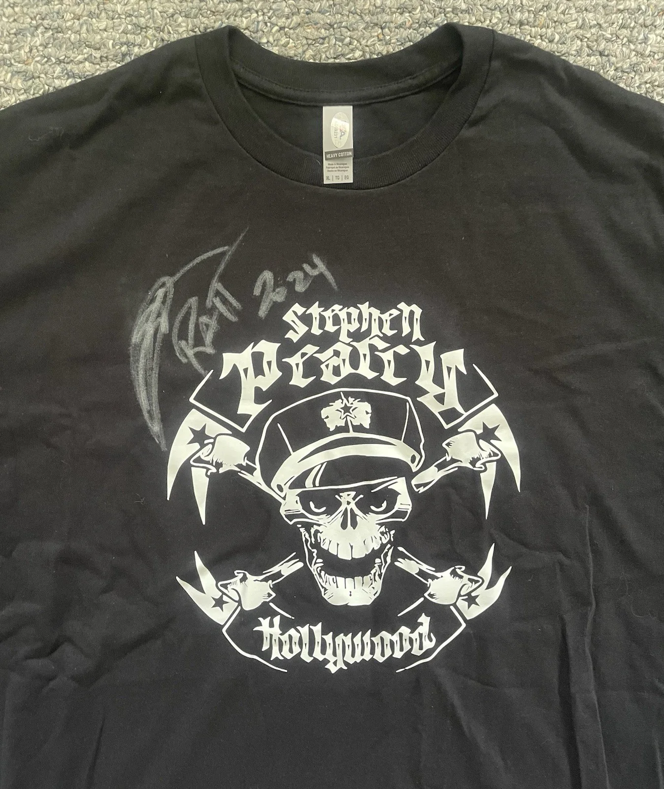 Stephen Pearcy Ratt Signed Back Cellar Legacy Tour Shirt Autographed PSA/DNA XL, изображение 2