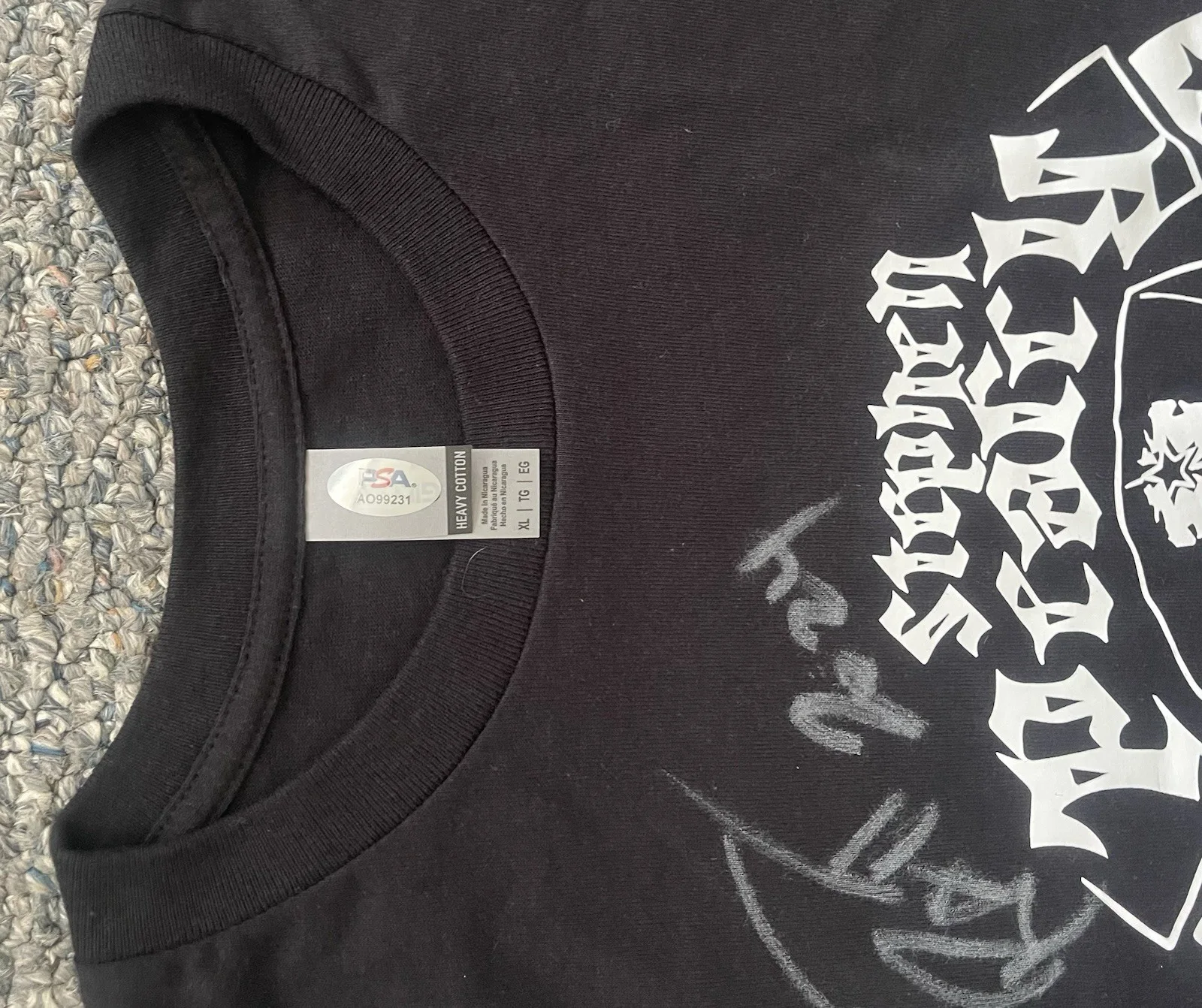 Stephen Pearcy Ratt Signed Back Cellar Legacy Tour Shirt Autographed PSA/DNA XL, изображение 3