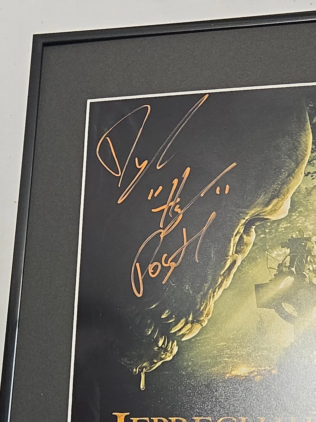 Dylan Postl Hornswoggle Signed Leprechaun Origins Photo Framed 11x14 Display, image 2