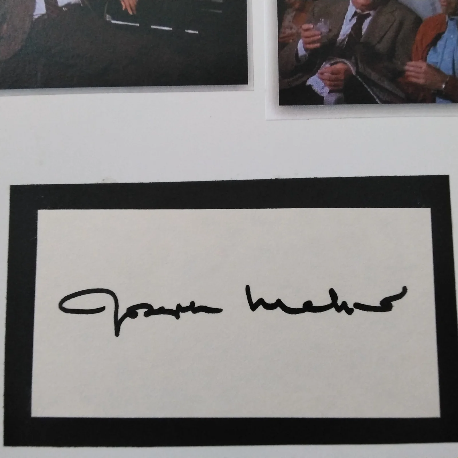 Joseph Maher SIGNED Card Photo TV Film Actor Sister Act Heaven Can Wait In & Out, изображение 3