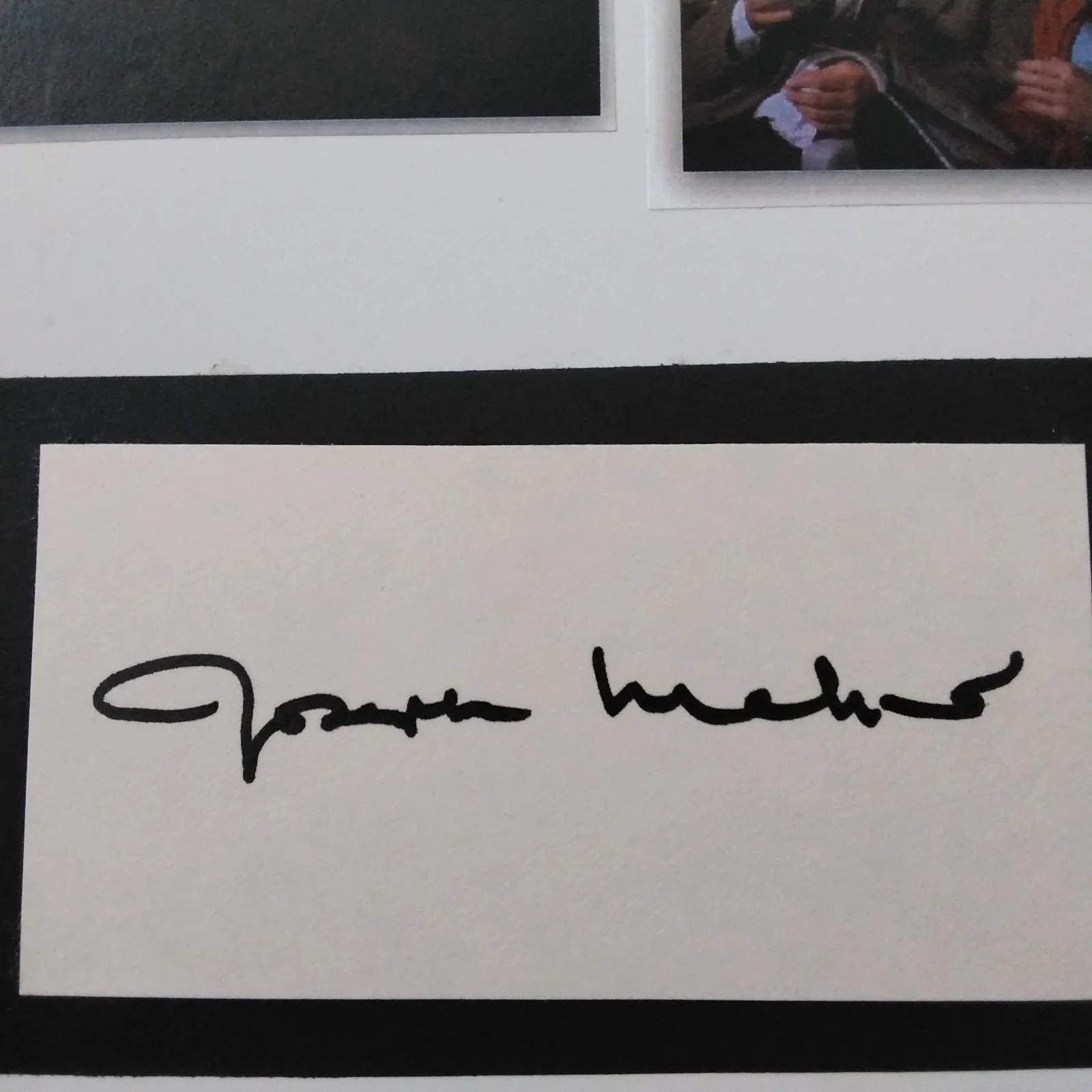 Joseph Maher SIGNED Card Photo TV Film Actor Sister Act Heaven Can Wait In & Out, изображение 4