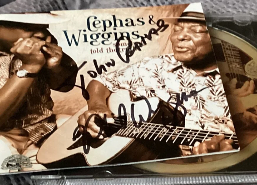 CEPHAS & WIGGINS Autographed CD Signed Somebody Told The Truth Blues, image 3