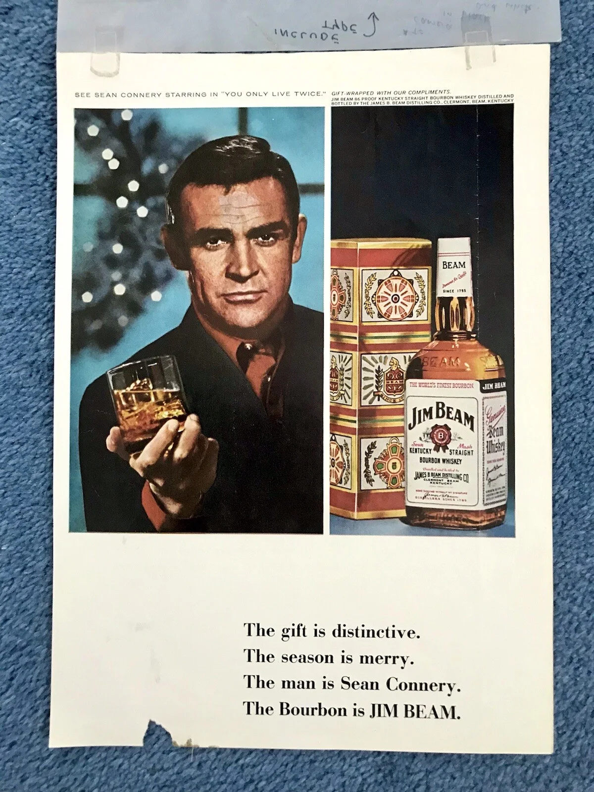 8 Various JAMES BOND Vintage Movie Film Adverts Story SEAN CONNERY Advertising, изображение 3
