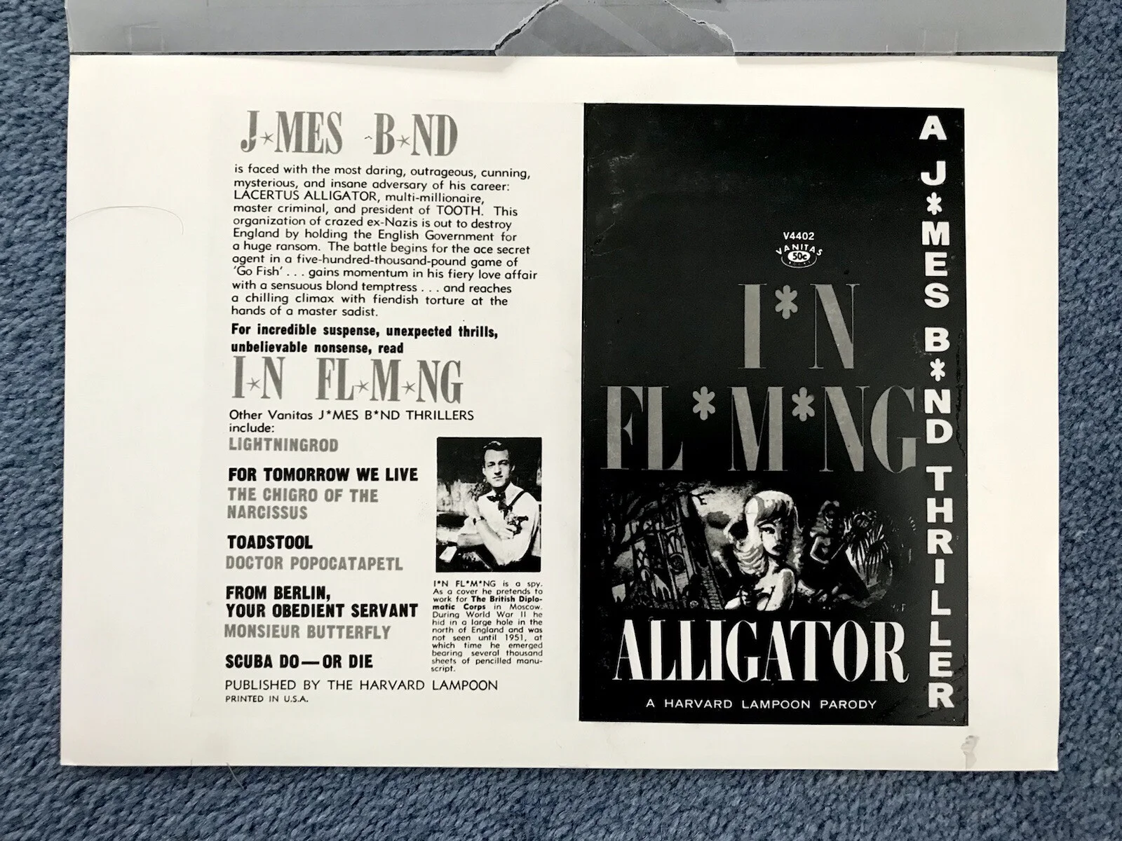 8 Various JAMES BOND Vintage Movie Film Adverts Story SEAN CONNERY Advertising, изображение 5