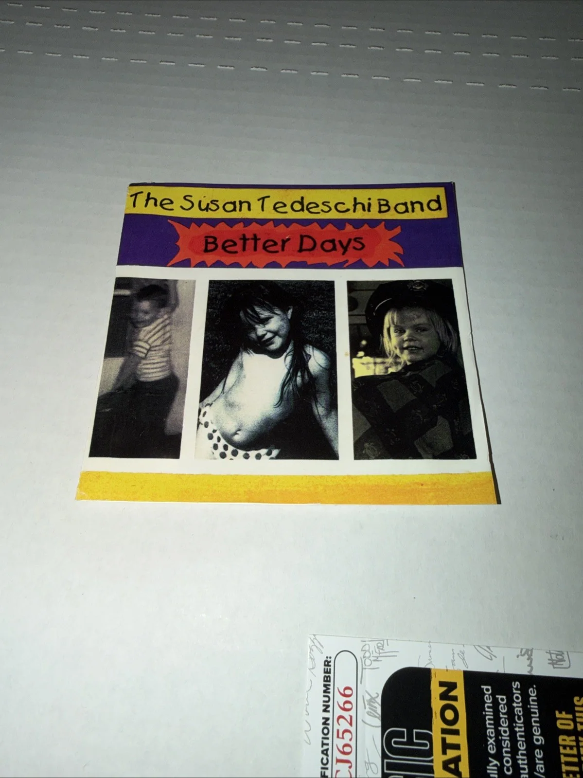 Susan Tedeschi Signed Autographed CD Cover Booklet Better Days W/ JSA COA, image 4