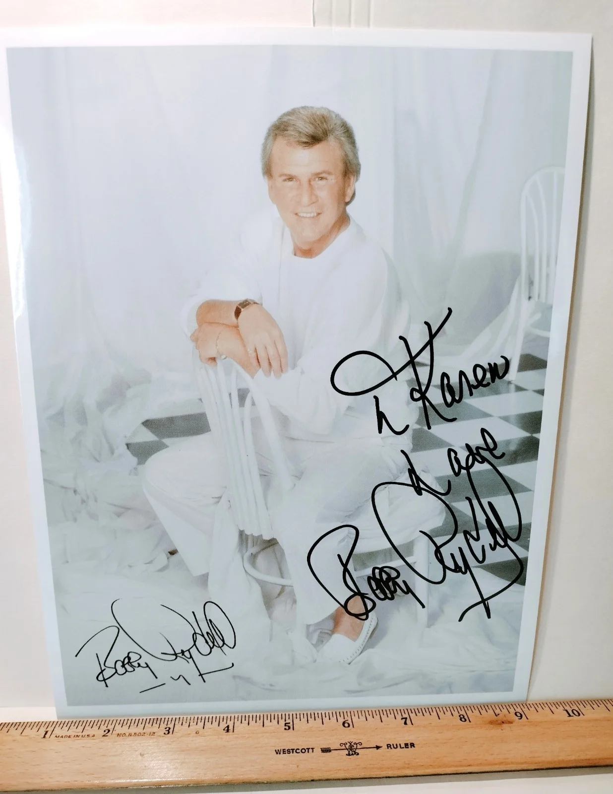 FRANKIE AVALON, BOBBY RYDELL — FRANKIE AVALON & BOBBY RYDELL - Signed Photos - 1950's Singer Movie Actor s, изображение 4