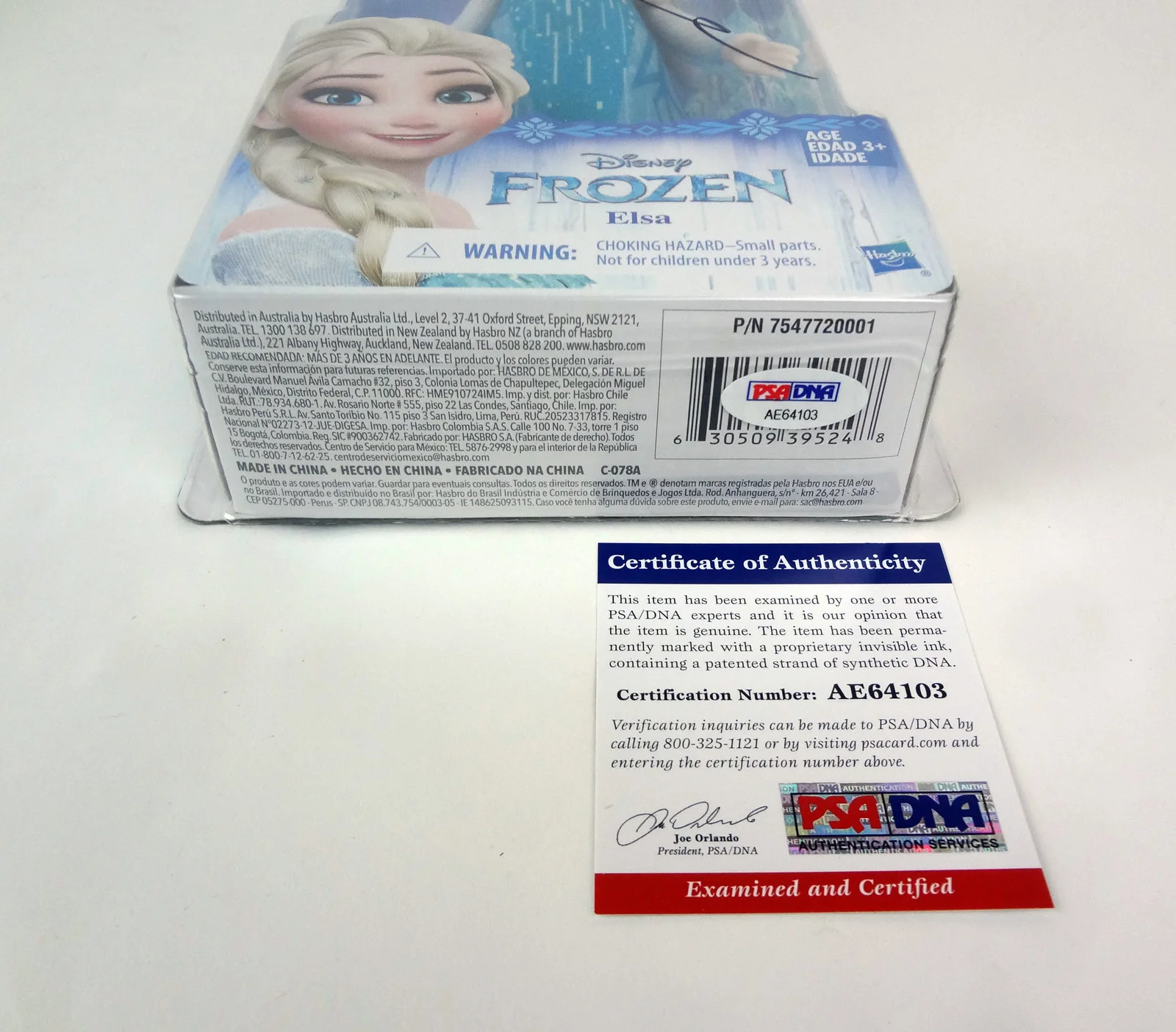 Idina Menzel — Idina Menzel Let It Go Signed Autograph Frozen Elsa Doll Toy PSA/DNA COA, image 3