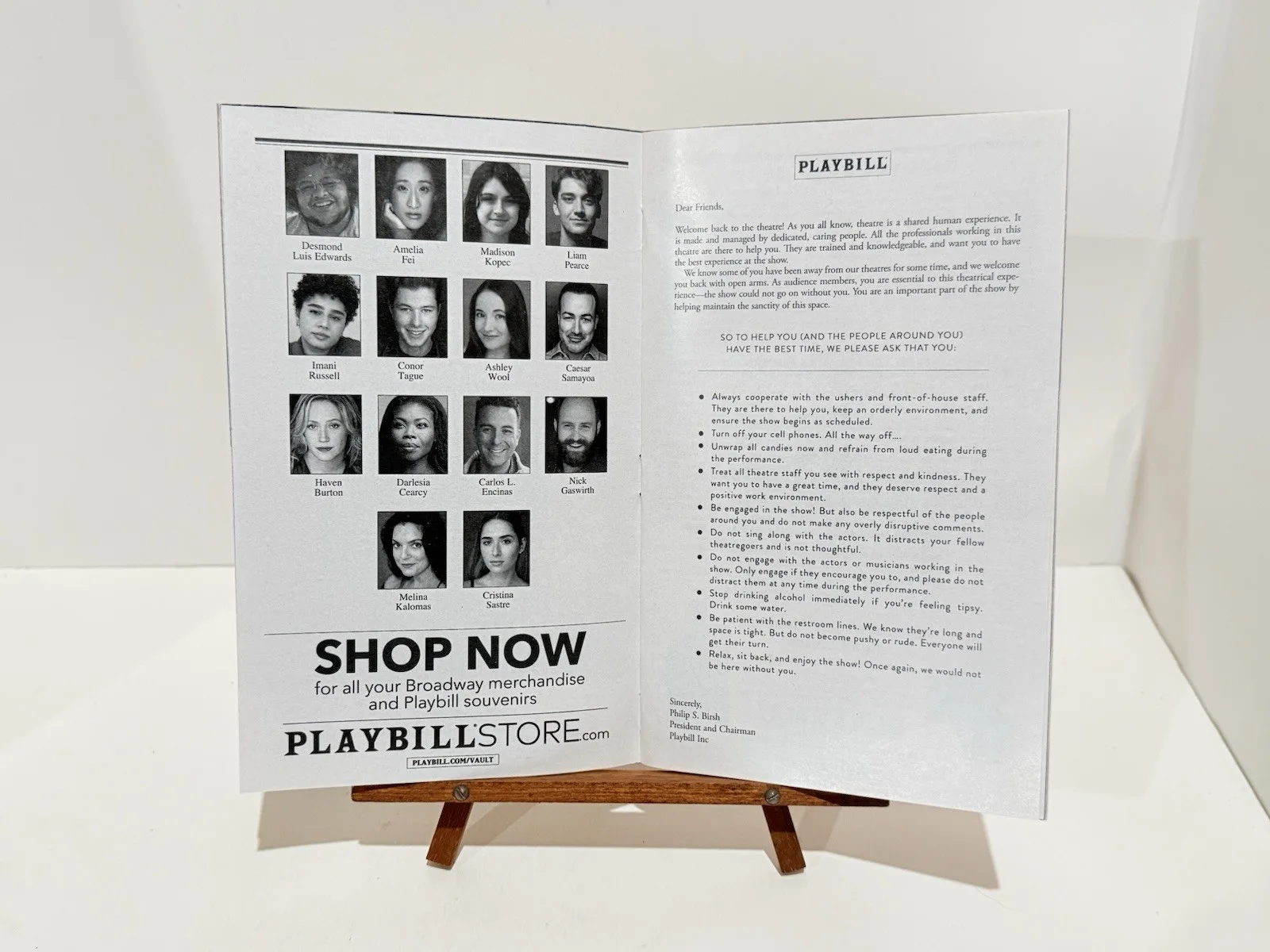 How To Dance In Ohio Broadway Playbill AUTO/CAST SIGNED (November 2023), изображение 3