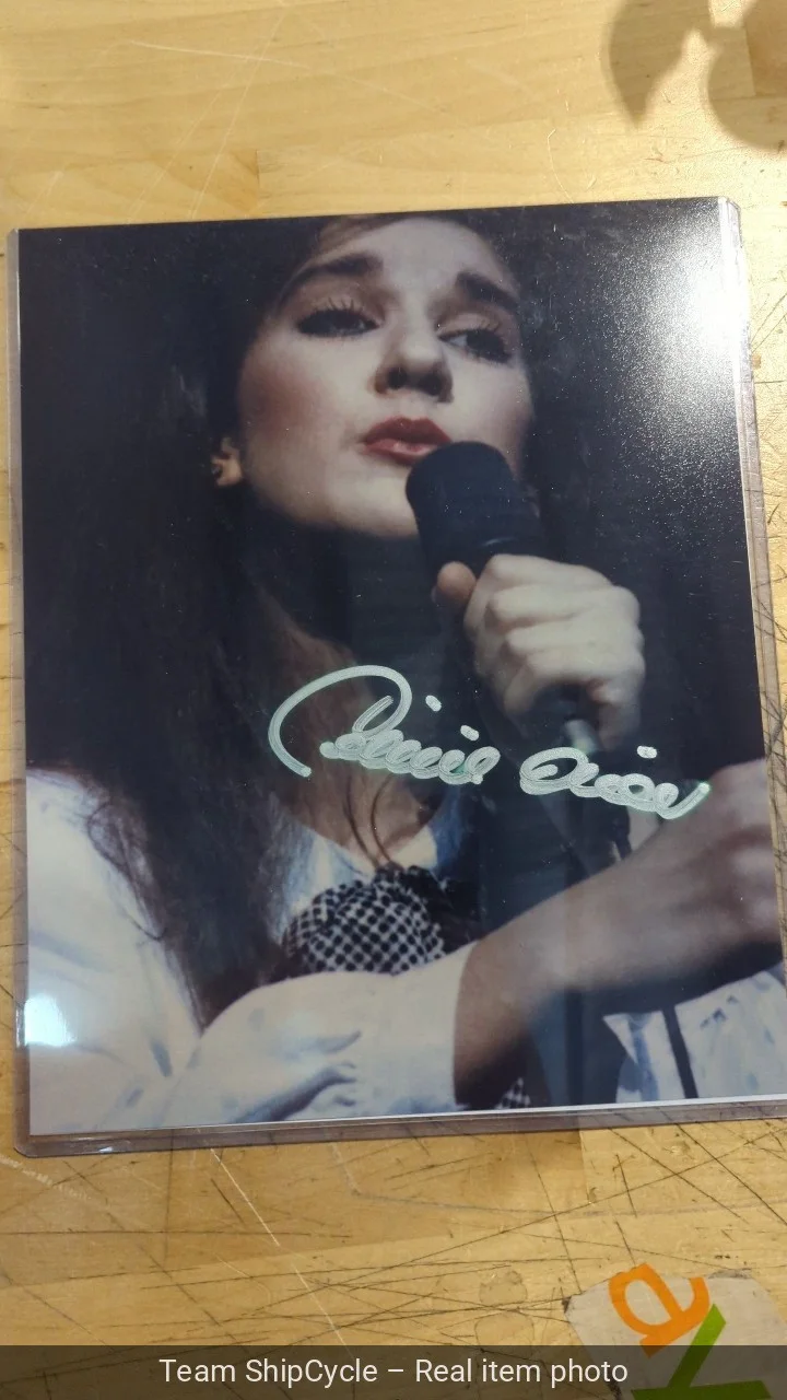Celine Dion Young Signed Autographed Photo 8X10 COA G2U, image 2