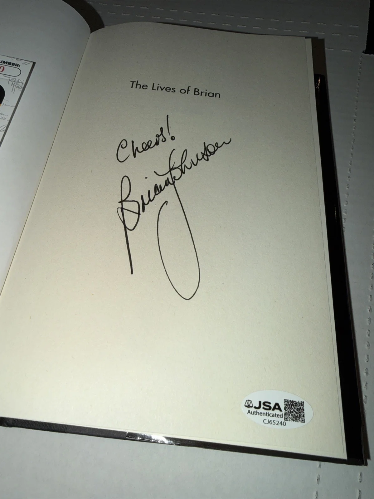 Brian Johnson Signed Autographed Autobiography Book AC/DC w/ JSA COA, image 4