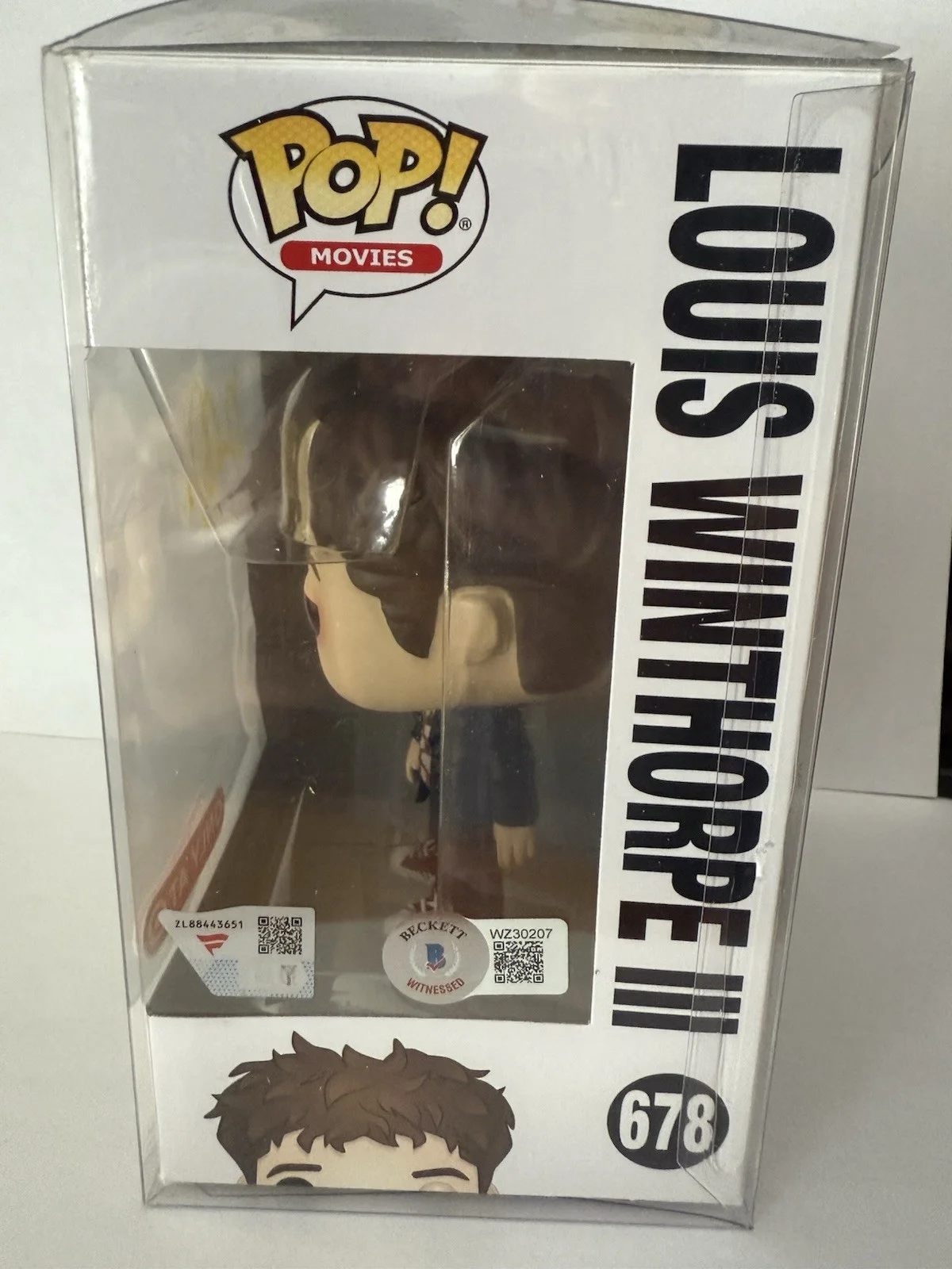 Dan Aykroyd — Dan Aykroyd Signed Funko Pop Trading Places Louis Winthorpe III #678 Beckett BAS, image 3