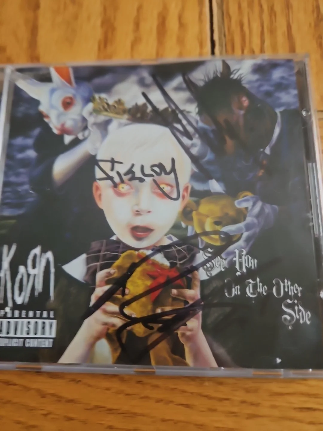 Korn See You On The Other Side autographed CD album, slightly used, image 3