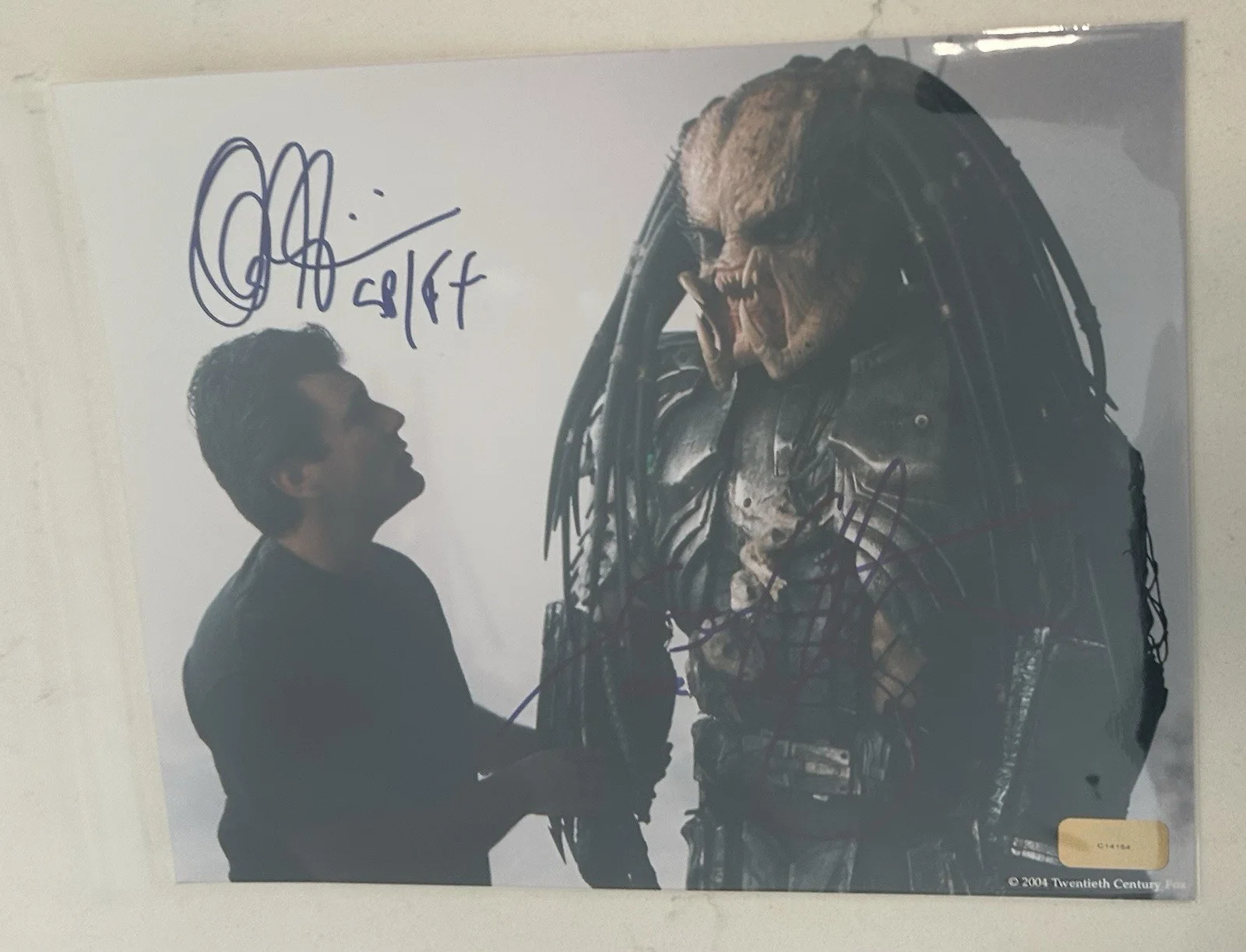 Ian Whyte, Alec Gillis — Predator 8x10 Dual Signed Alec Gillis “SP/FX” & Ian Whyte “Scar” w/ COA