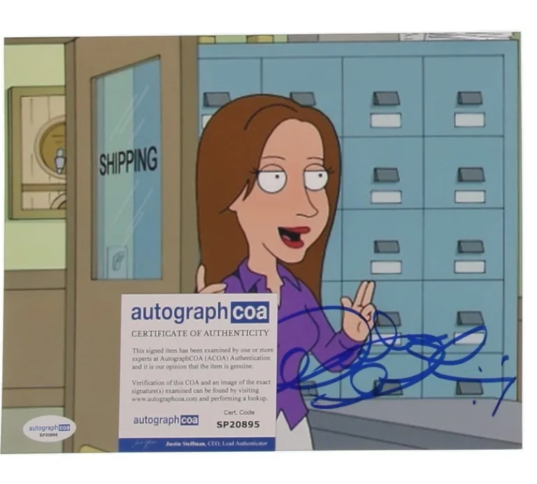 MARLEE MATLIN — MARLEE MATLIN (voice of Stella) Signed Family Guy 8x10 Photo (Autograph COA), изображение 3