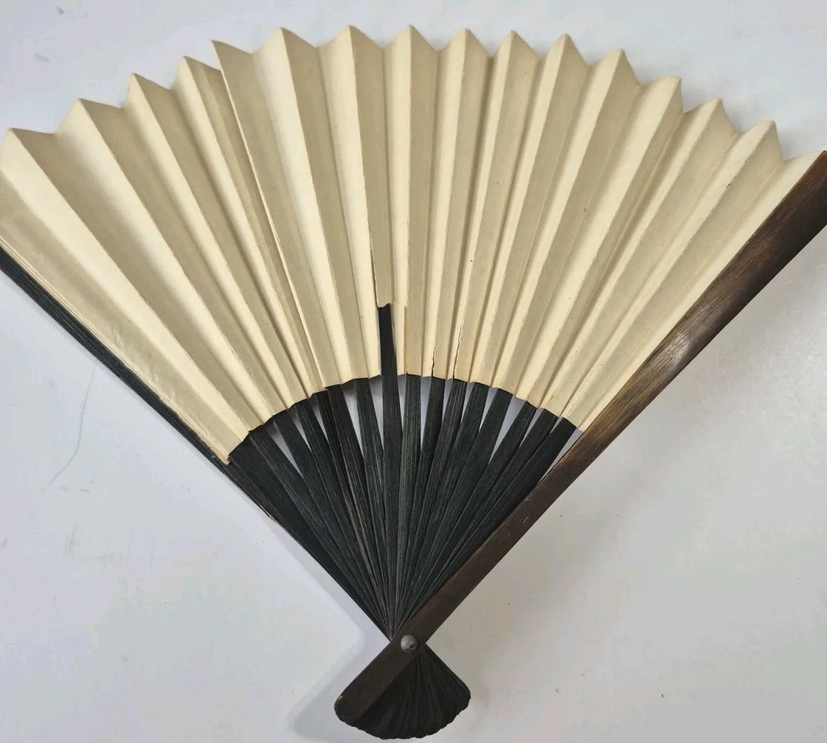 Opera De Paris Garnier 93 94 Folding Fan Play Vintage French Actor Ballet 1993, image 5