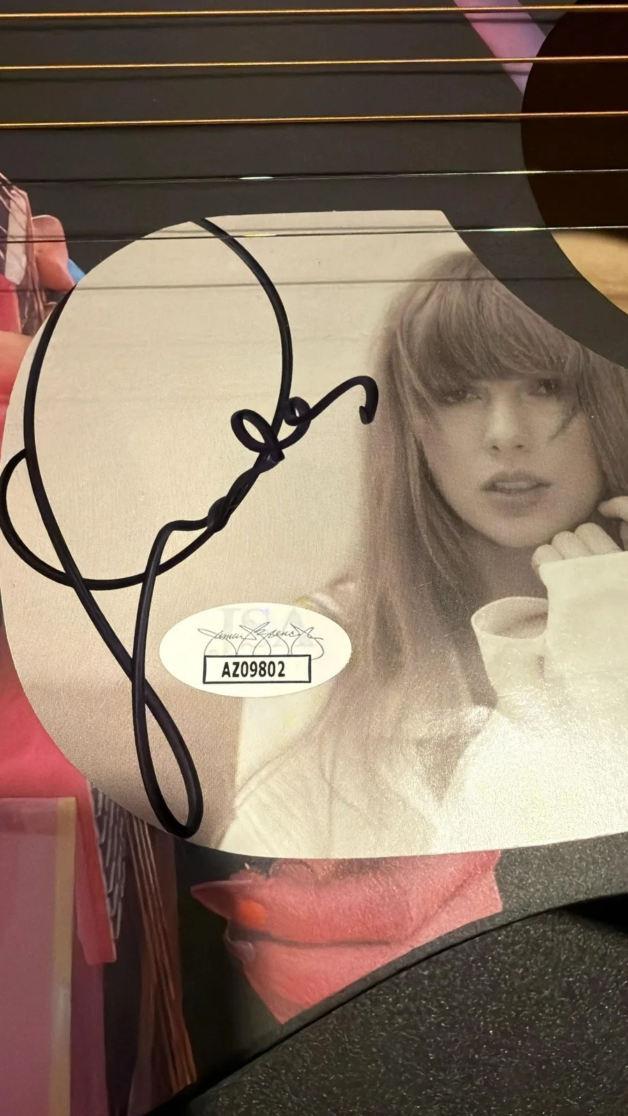 Taylor Swift Signed 38" Acoustic Guitar JSA AUTHENTICATION, image 2