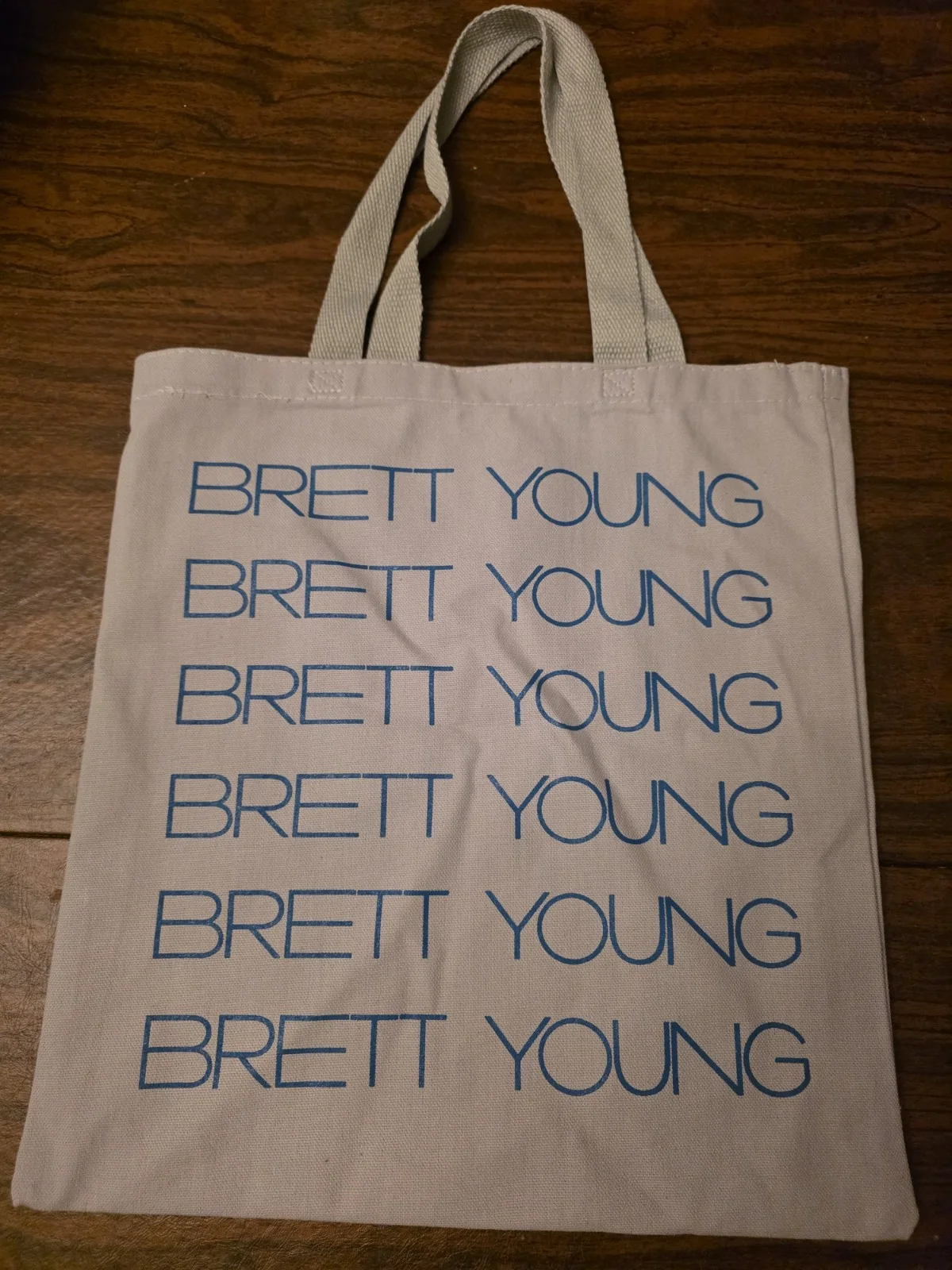 Brett Young Signed Autographed Here Tonight Lyrics, Tote, VIP Laminate, Pendant, изображение 3