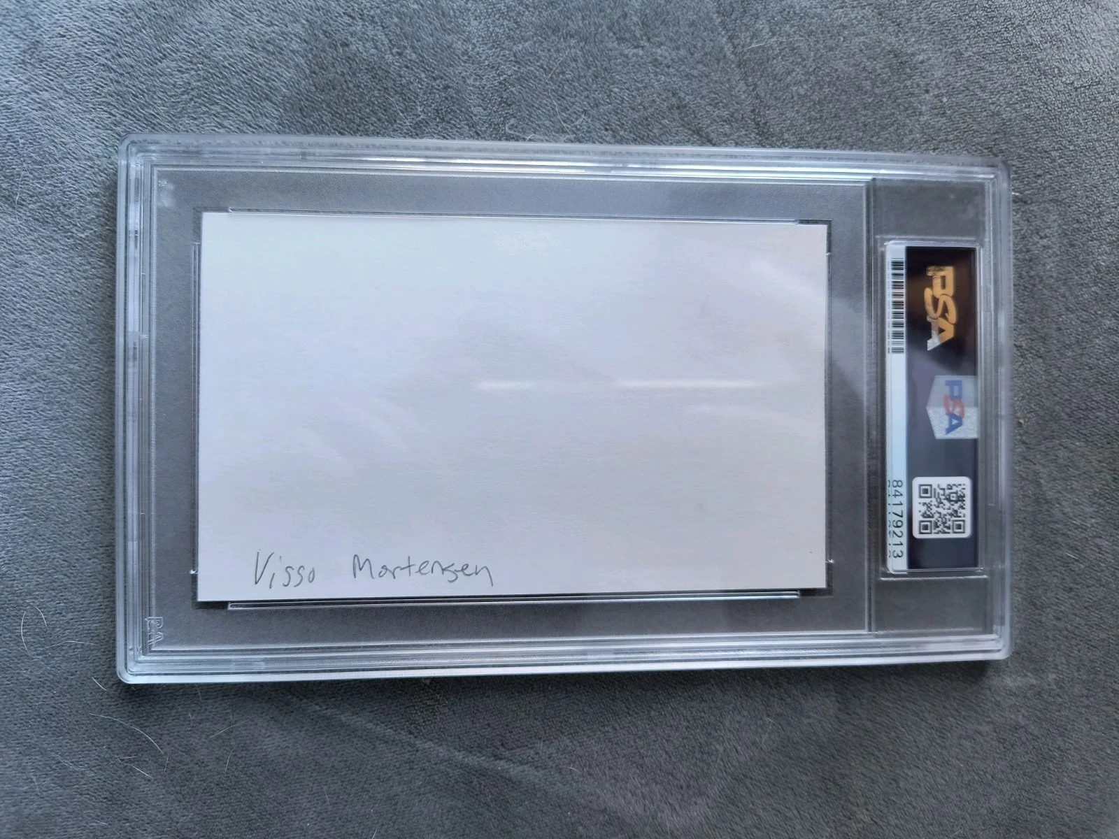 Viggo Mortensen — Viggo Mortensen RARE FULL NAME Autographed 3x5 Index Card〰️PSA/DNA Encapsulated, image 4