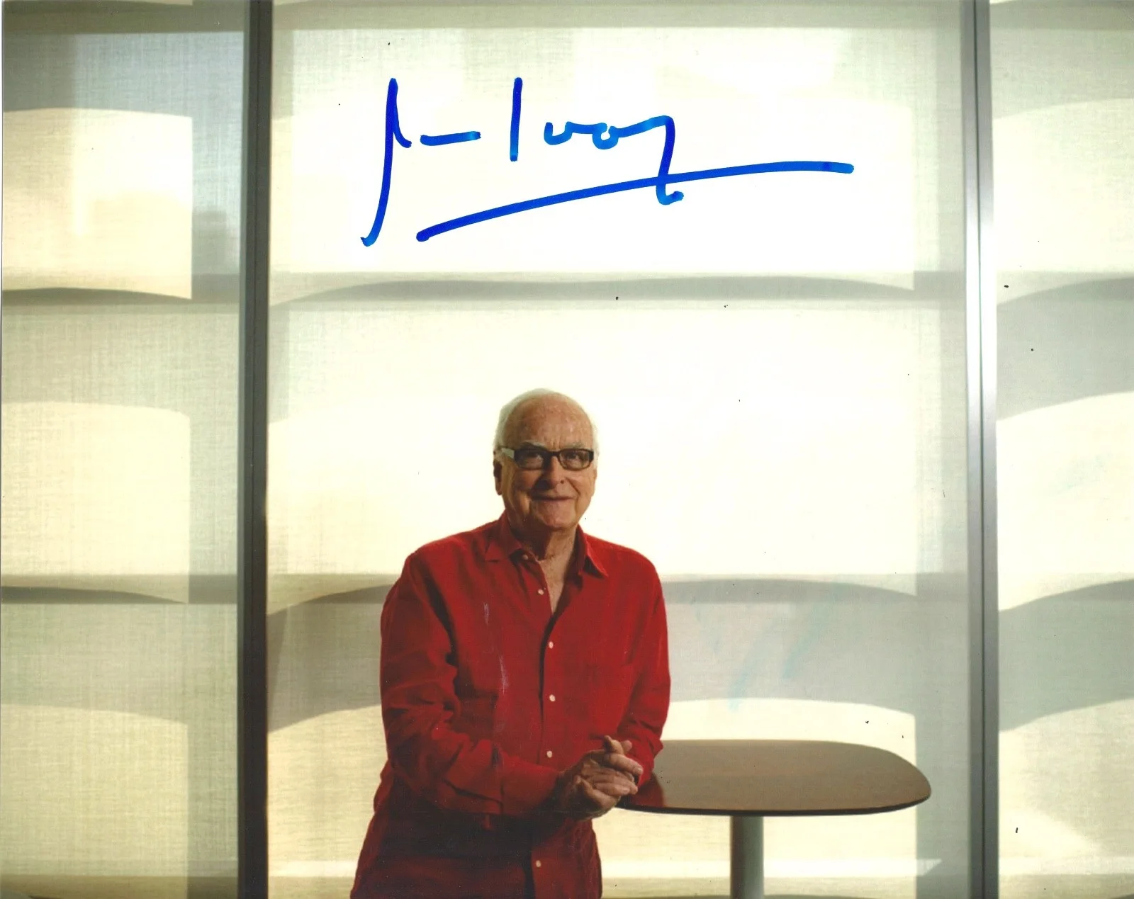 james ivory — James Ivory signed 8x10 photo. In Person Photo Proof. Director Howard's End