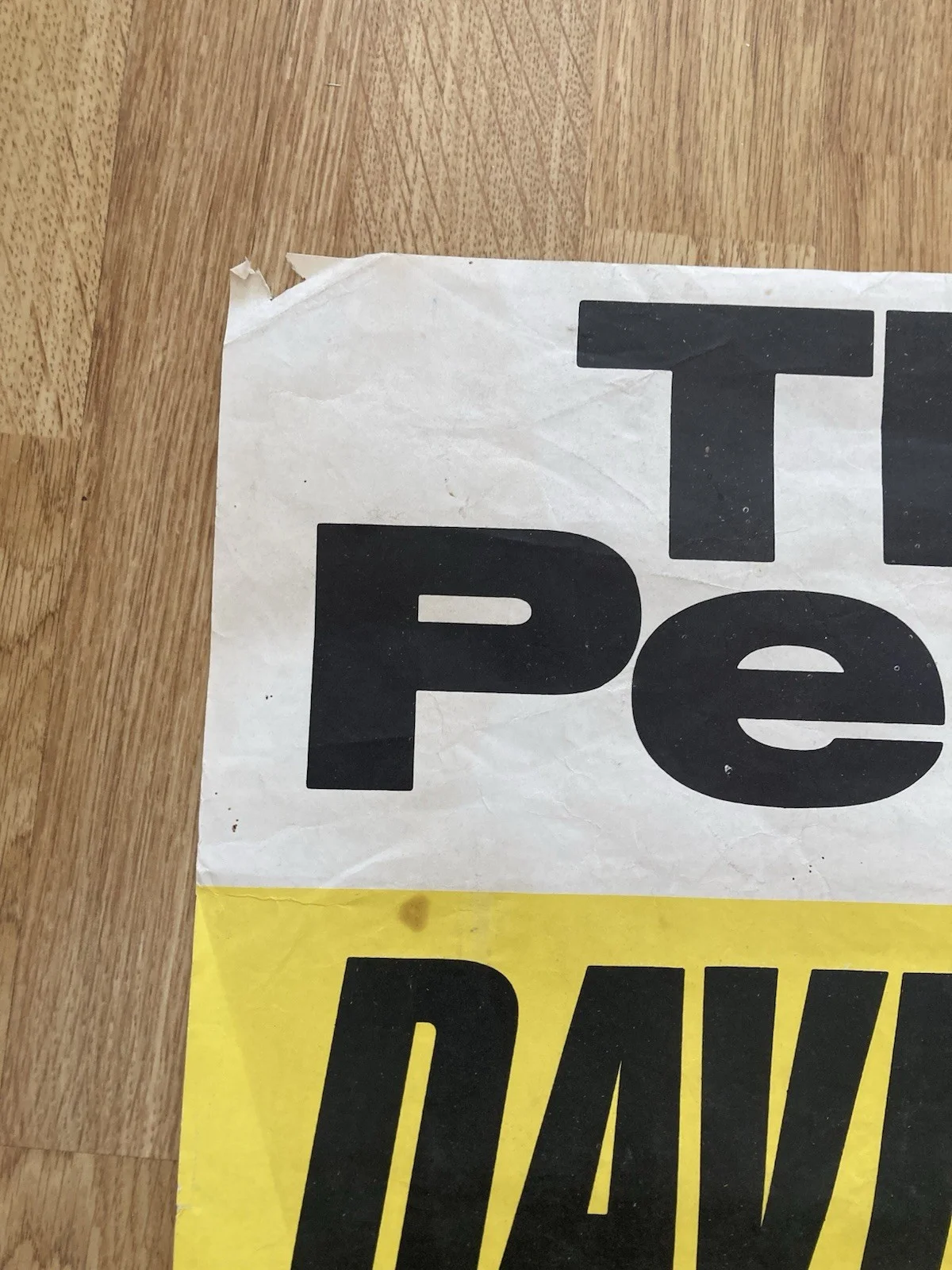 Vintage Original Newspaper Poster For The People /Odams David Niven Headline, image 4