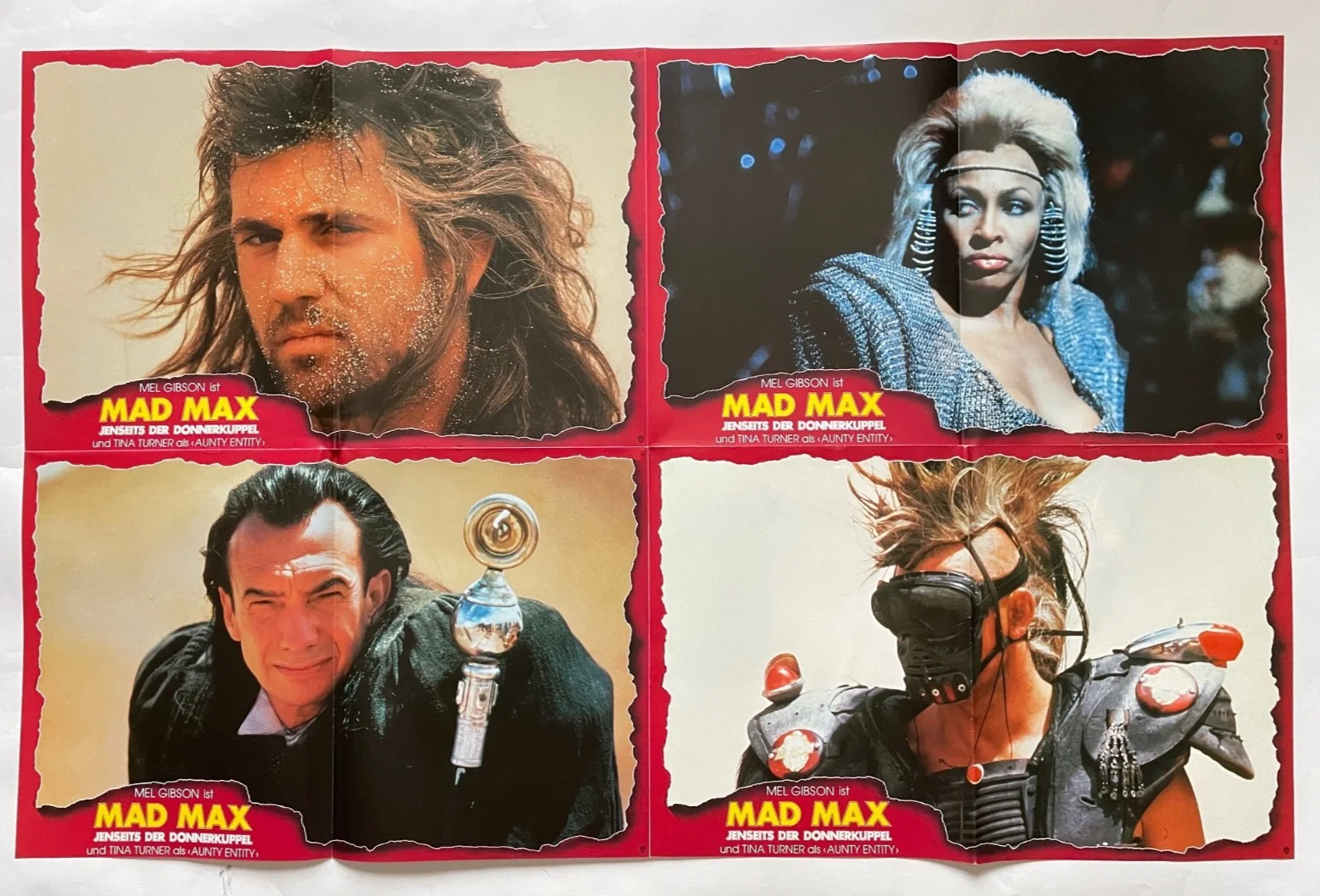 MAD MAX BEYOND THUNDERDOME (1985) Original Colour German Lobby Card Stills Set, image 5