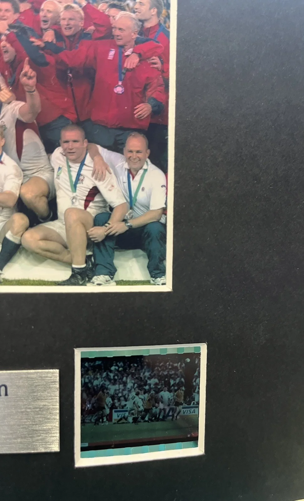 ENGLAND RUGBY TEAM. MOUNTED SPORT CELL, image 4