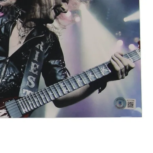 Rare KK Downing Hand Signed Photo Autographed Beckett BAS COA Judas Priest Wow, изображение 2