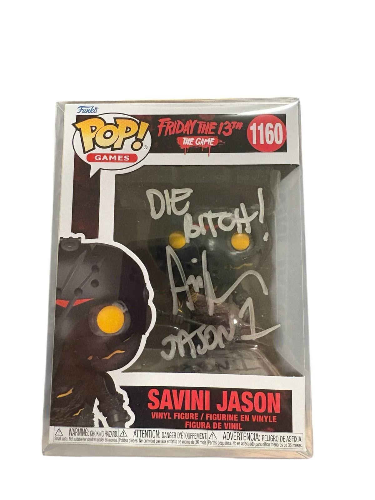 Ari Lehman — Funko Pop Games Savini Jason #1160 Autographed Friday 13th Ari Lehman Beckett, image 2