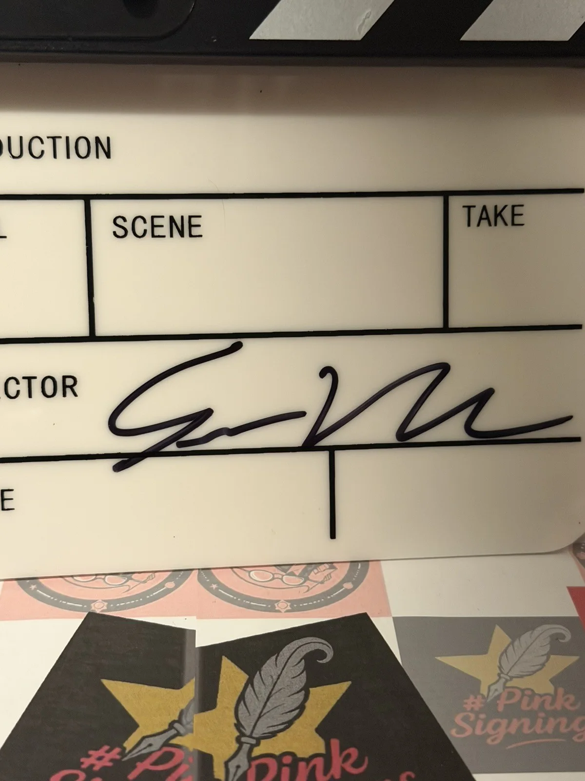 Sam Raimi signed Clap Board Clapper autograph Evil Dead Spider-Man, image 2