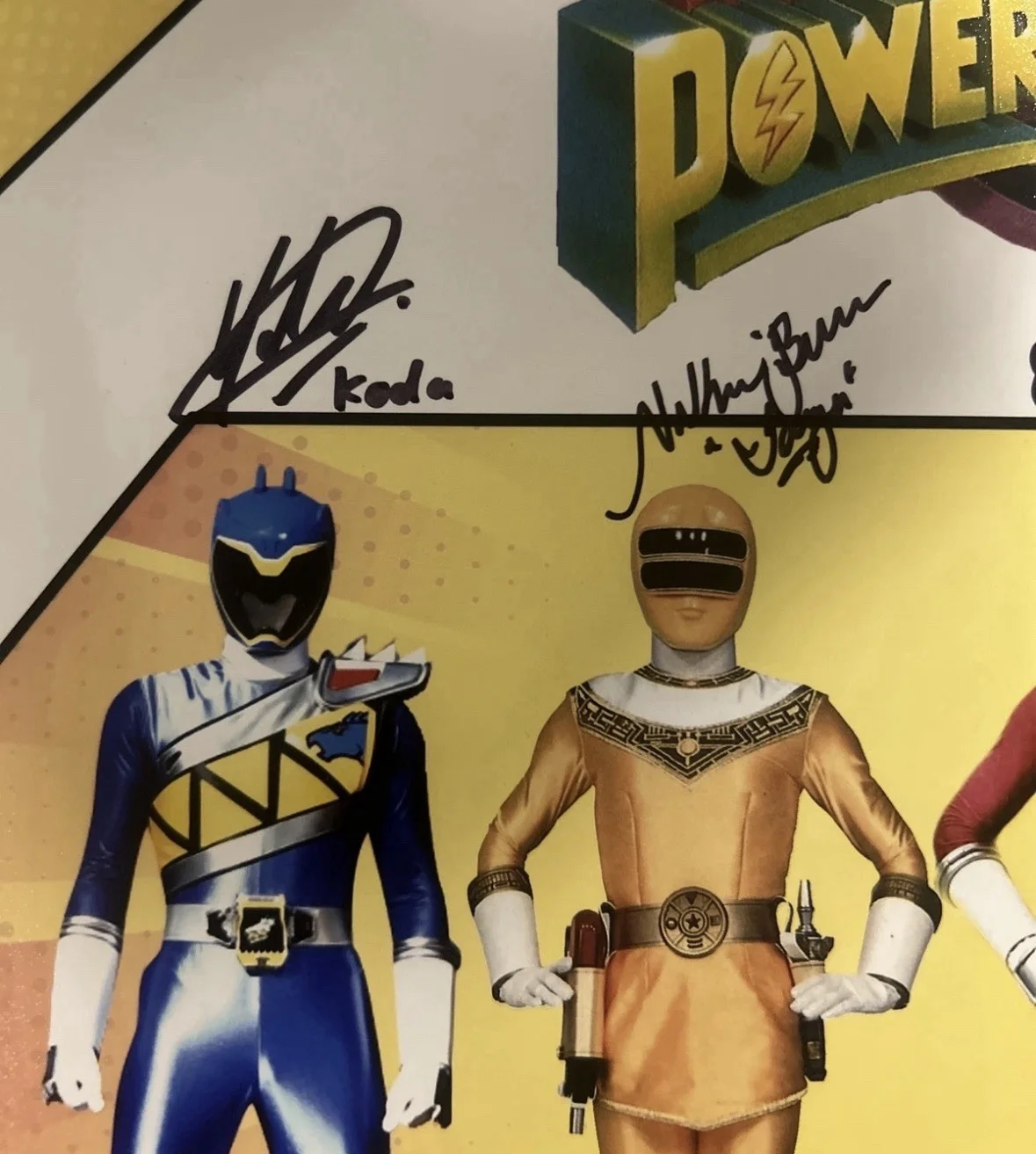 Power Rangers Multi Cast Signed 11x14 Photo W/ COA JSA, image 2