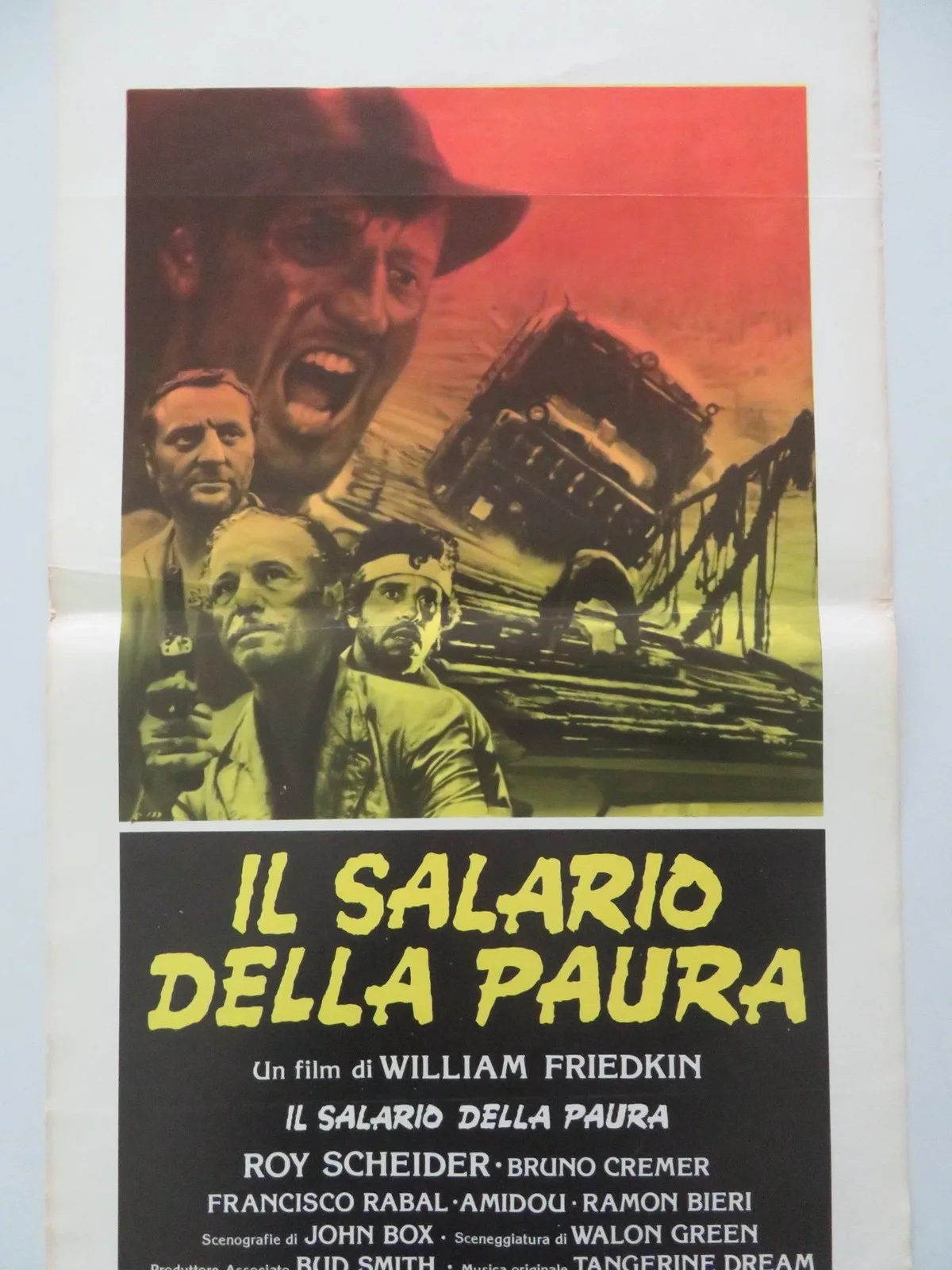 SORCERER ITALIAN LOCANDINA POSTER ROY SCHEIDER BRUNO CREMER 1978, изображение 3