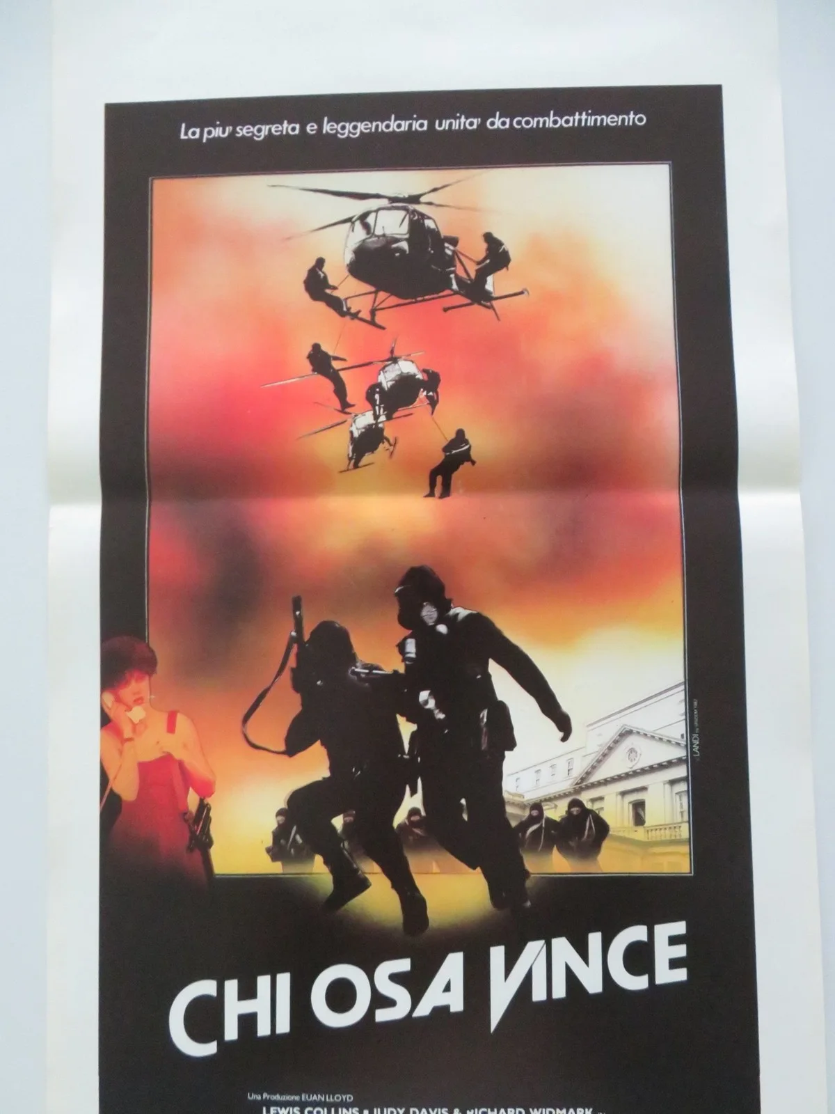 THE FINAL OPTION ITALIAN LOCANDINA POSTER LEWIS COLLINS JUDY DAVIS 1983, изображение 3