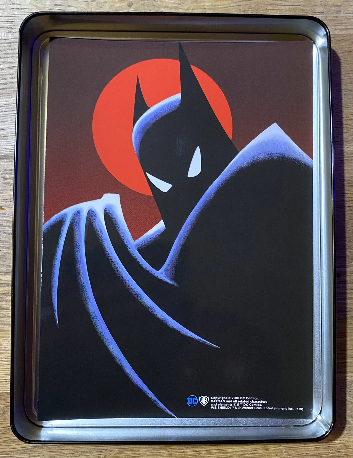 New Eaglemoss DC Comics BATMAN 5x High Quality Collectible Prints/Protective Tin, image 4