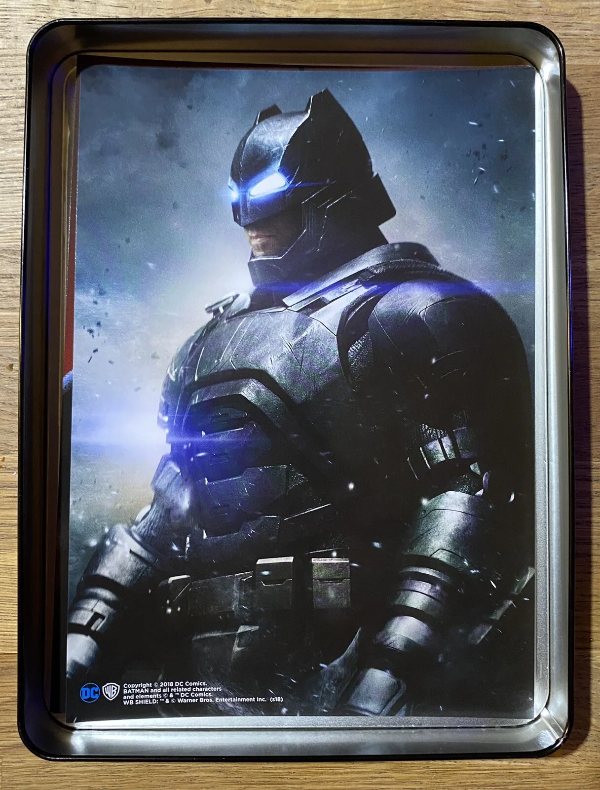 New Eaglemoss DC Comics BATMAN 5x High Quality Collectible Prints/Protective Tin, image 5