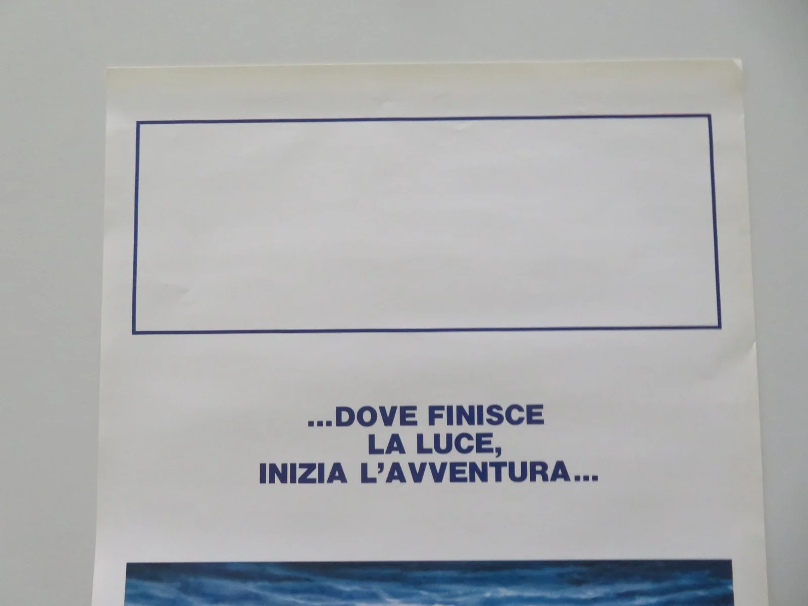 LEVIATHAN ITALIAN LOCANDINA POSTER PETER WELLER RICHARD CRENNA 1989, изображение 2