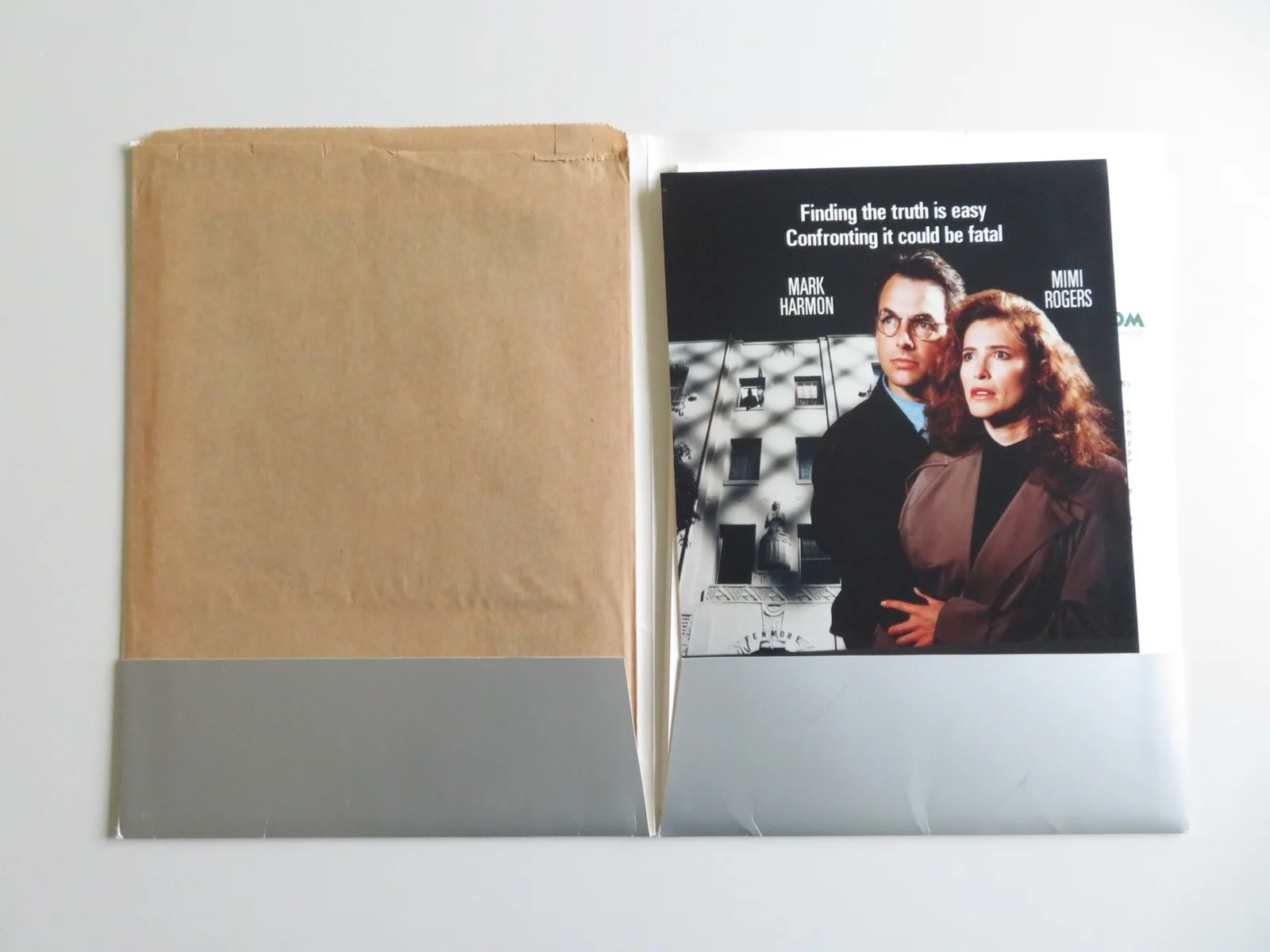 FOURTH STORY PRESS KIT 1991 MARK HARMON MIMI ROGERS, image 2