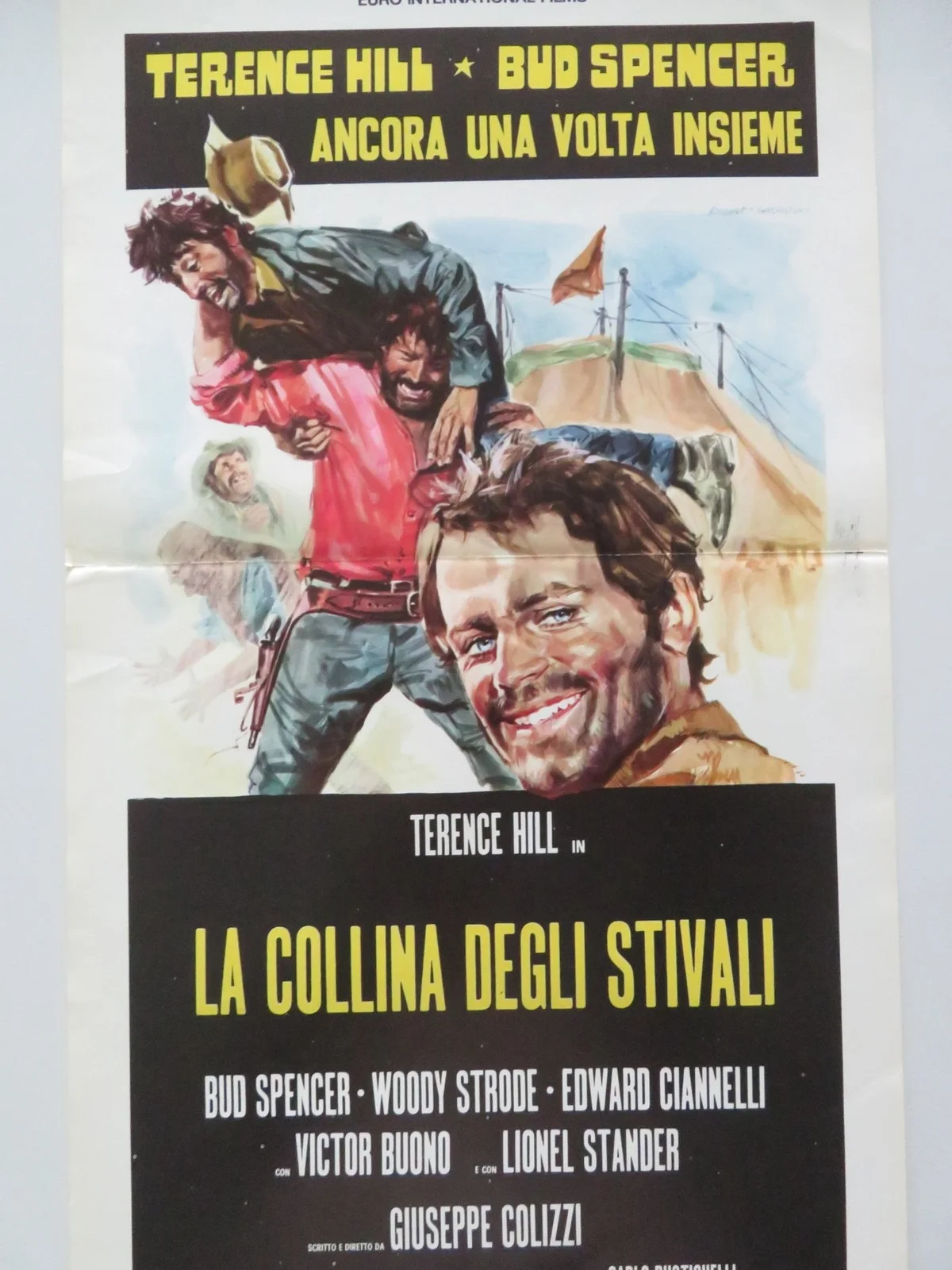 BOOT HILL ITALIAN LOCANDINA POSTER TERENCE HILL BUD SPENCER 1969, изображение 3