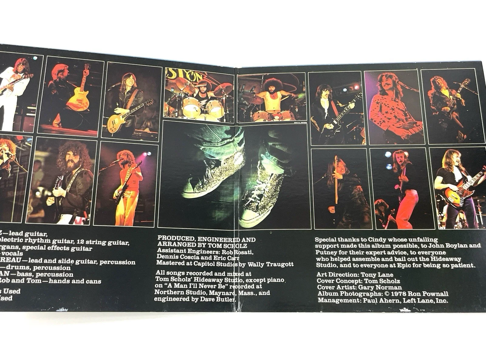 Boston Tom Scholz Signed Autographed Don’t Look Back Vinyl Record Album ACOA 🎸, изображение 4