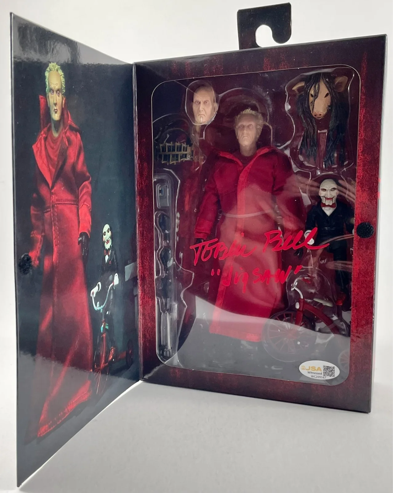 Tobin Bell — Tobin Bell Signed SAW Ultimate Jigsaw NECA Figure Authentic Autograph JSA COA, image 2