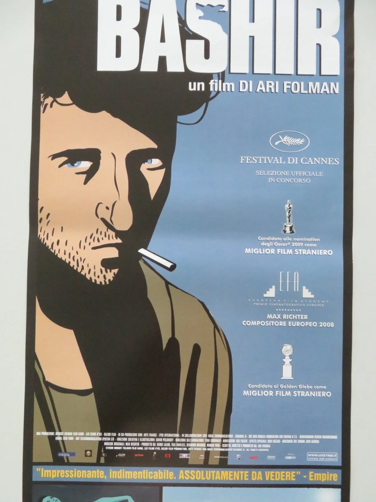 WALTZ WITH BASHIR ITALIAN LOCANDINA POSTER ARI FOLMAN ORI SIVAN 2008, изображение 3