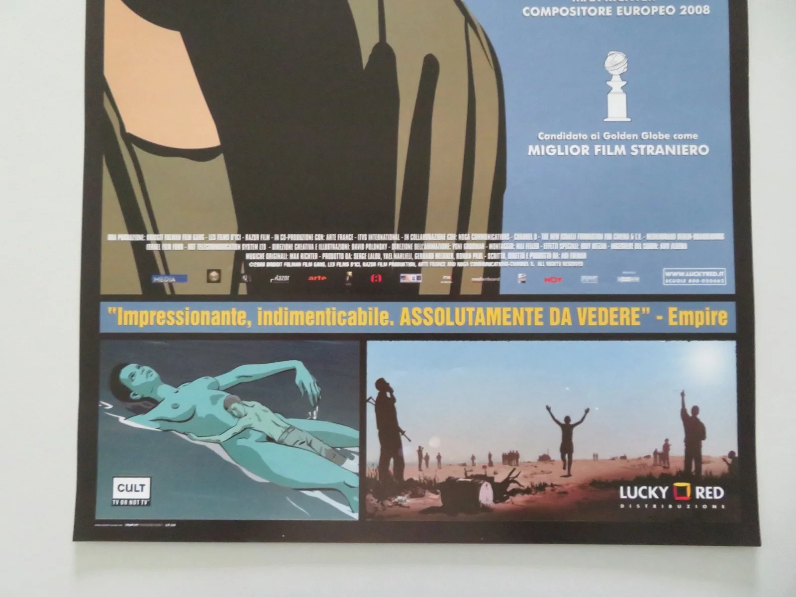 WALTZ WITH BASHIR ITALIAN LOCANDINA POSTER ARI FOLMAN ORI SIVAN 2008, изображение 4