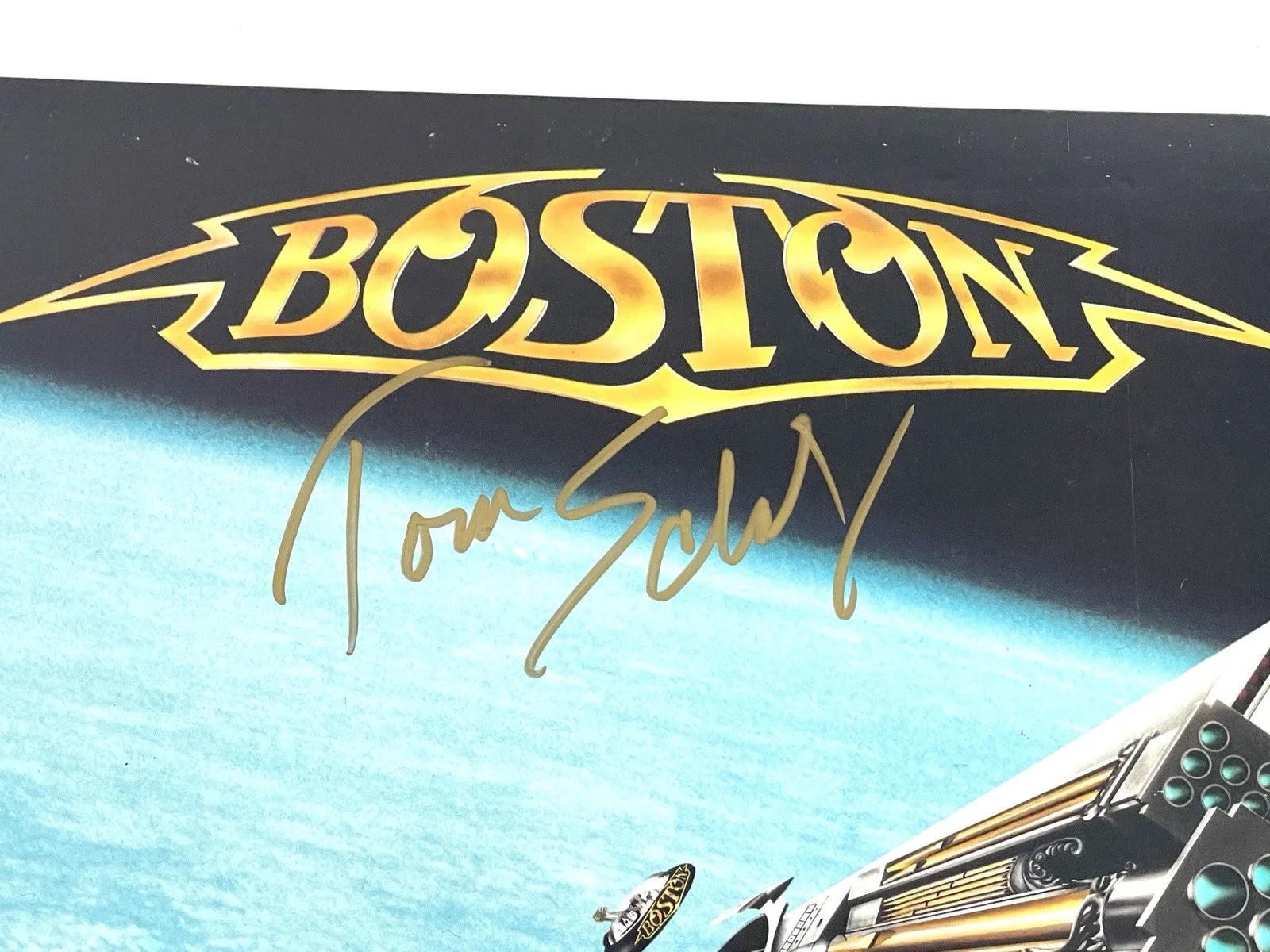 Boston Tom Scholz Rare Signed Autographed Third Stage Vinyl Record Album ACOA 🎸, image 2