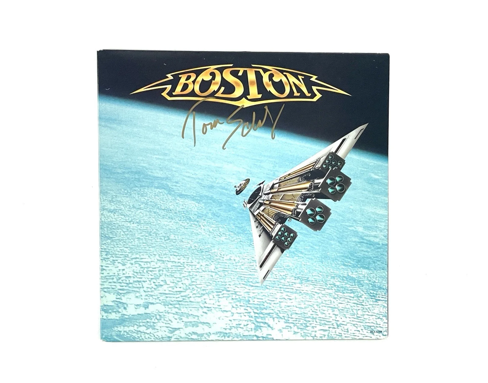 Boston Tom Scholz Rare Signed Autographed Third Stage Vinyl Record Album ACOA 🎸, image 3