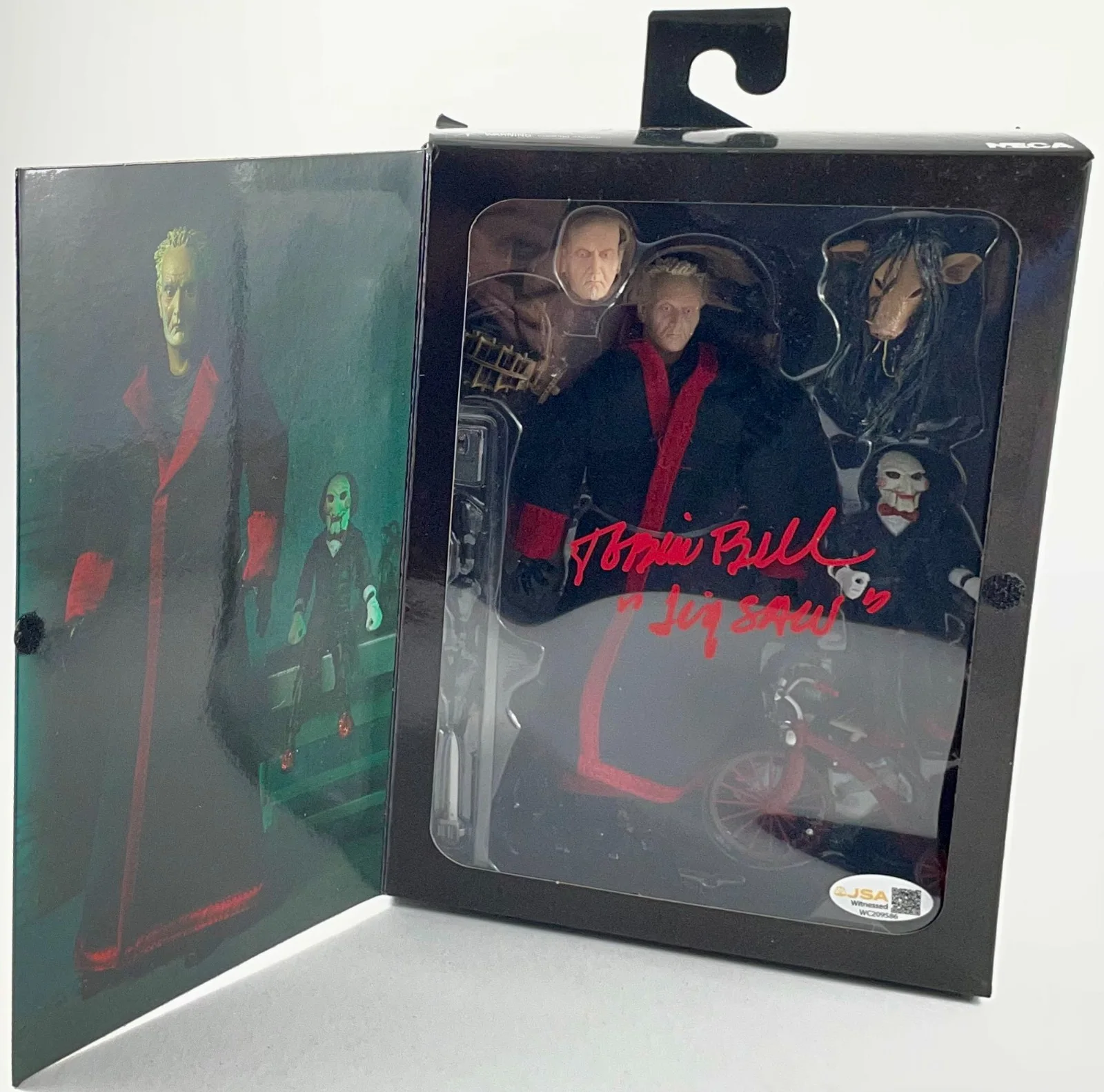 Tobin Bell — Tobin Bell Signed SAW Ultimate Jigsaw NECA Figure Authentic Autograph JSA COA, image 2